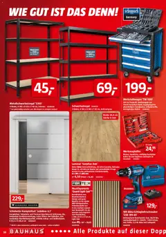 Bauhaus Prospekt 	 ab 01.11.2025 gültig | Seite: 38 | Produkte: Bosch, Schwerlastregal, Koffer, Ladegerät