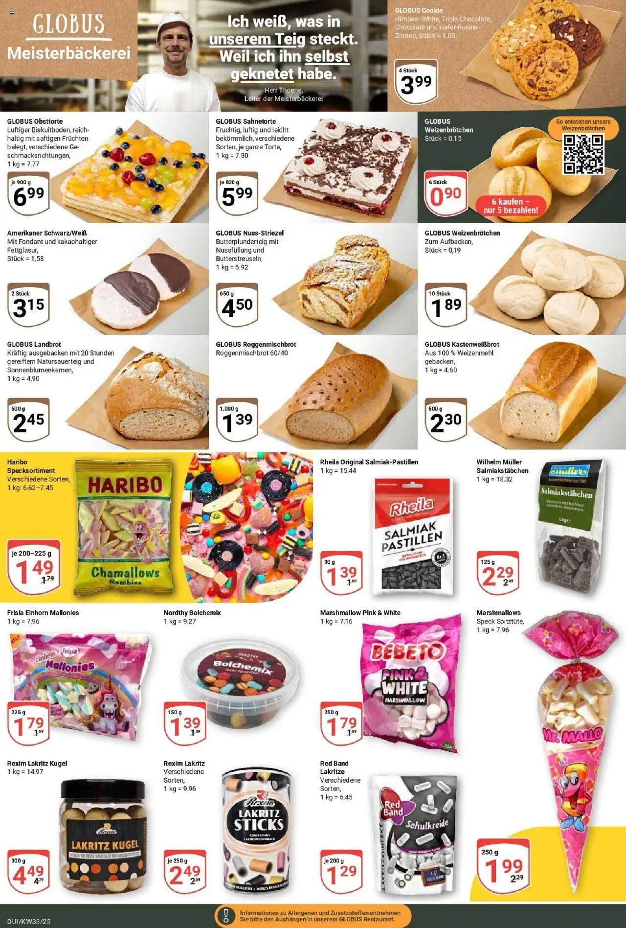 Globus prospekt Duisburg	 - gültig ab dem 11.08.2025 | Seite: 7 | Produkte: Haribo, Weizenmehl