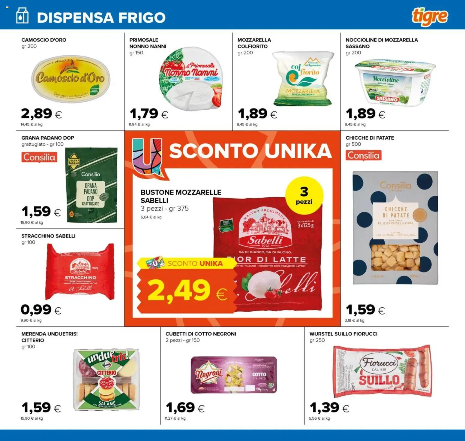 Volantino Tigre del 07.04.2026 | Pagina: 11 | Prodotti: Noccioline, Patate, Latte, Stracchino