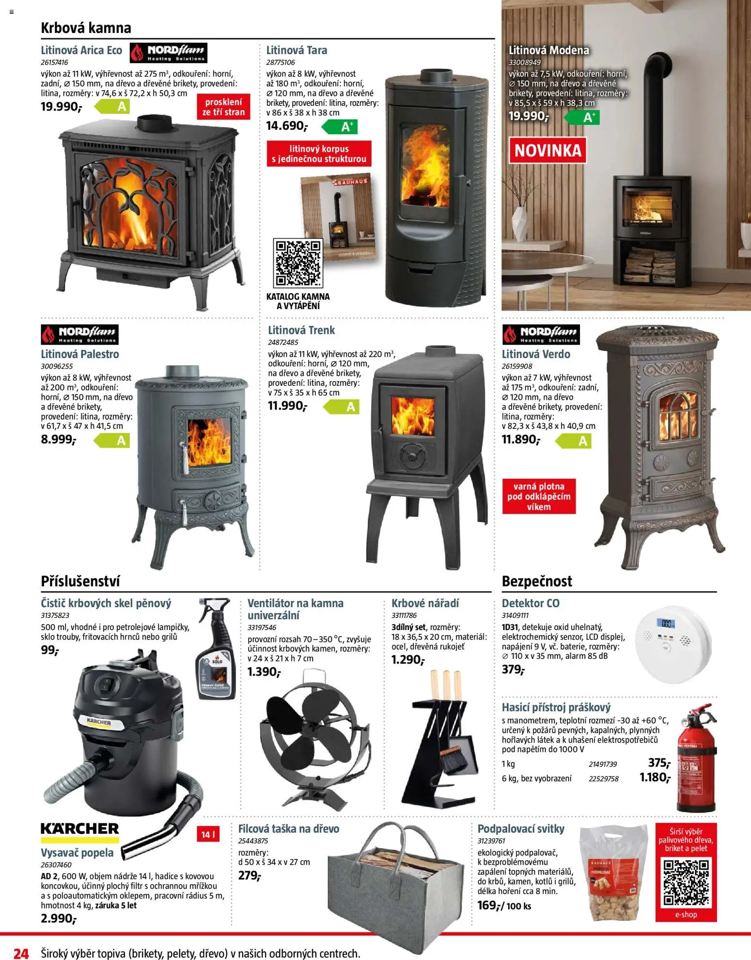 Bauhaus leták od 31.10.2025 | Strana: 24 | Produkty: Taška, Vysavač popela, Vysavač, Ventilátor