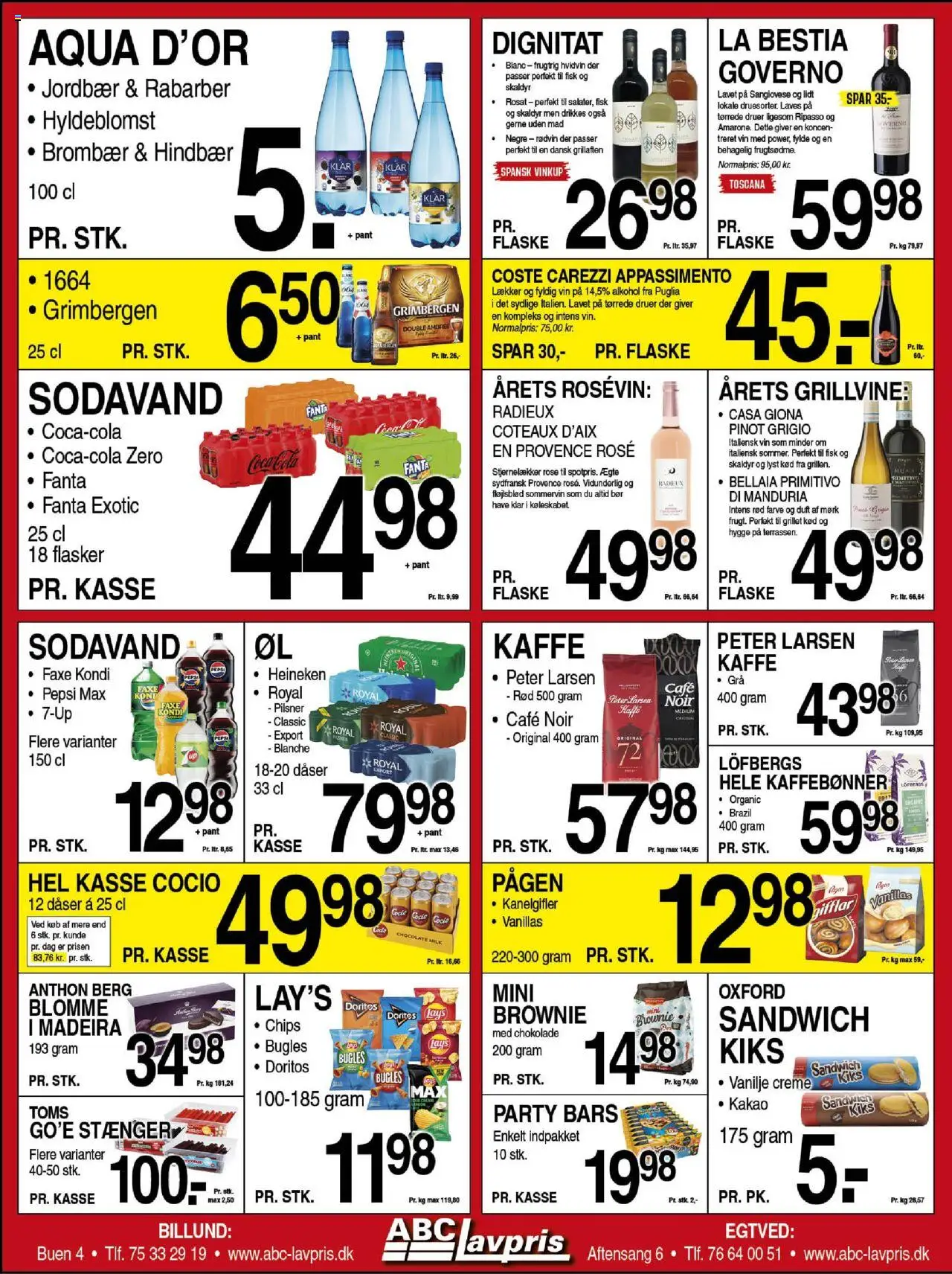 Abc Lavpris Tilbudsavis gyldig fra 13.08.2025 | Side: 6 | Produkter: Rabarber, Sodavand, Faxe Kondi, Pepsi Max