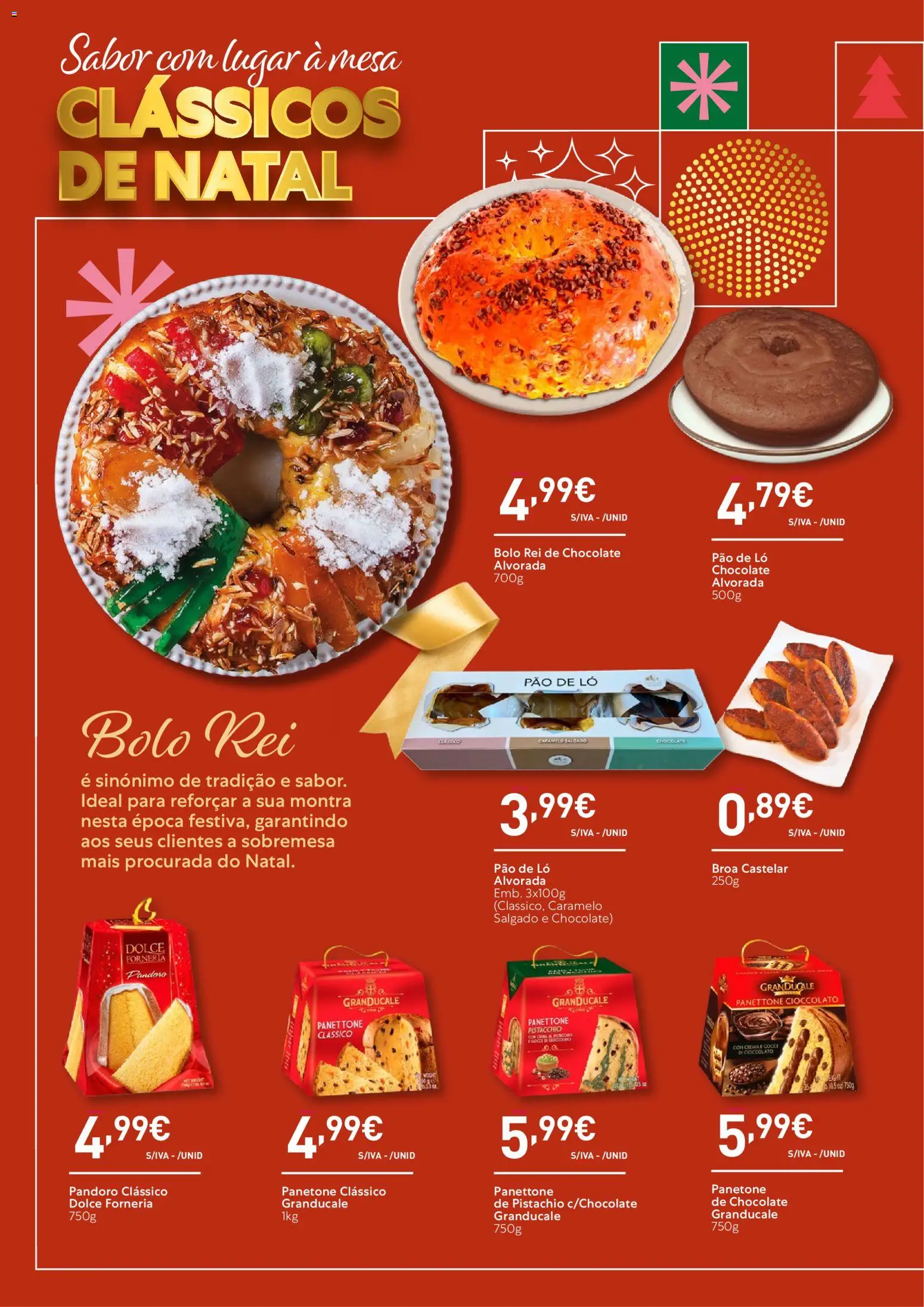 Recheio - Catálogo de Natal │ válido de 06.11.2025 | Página: 24 | Produtos: Bolo, Mesa, Pão, Chocolate