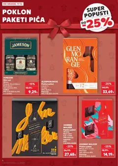 Ponuda Kaufland - Pregled kataloga iz trgovine Kaufland, vrijedi od 17.12.2025 | Stranica: 6 | Proizvodi: Jameson, Pica, Whisky, Čaše