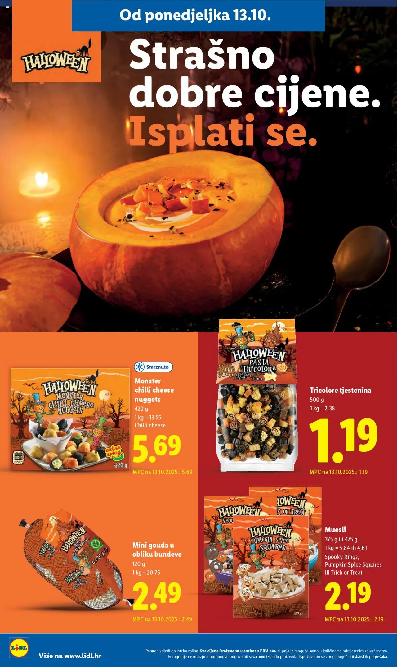 Lidl katalog | vrijedi od 13.10.2025 | Stranica: 18 | Proizvodi: Tjestenina, Pasta, Gouda