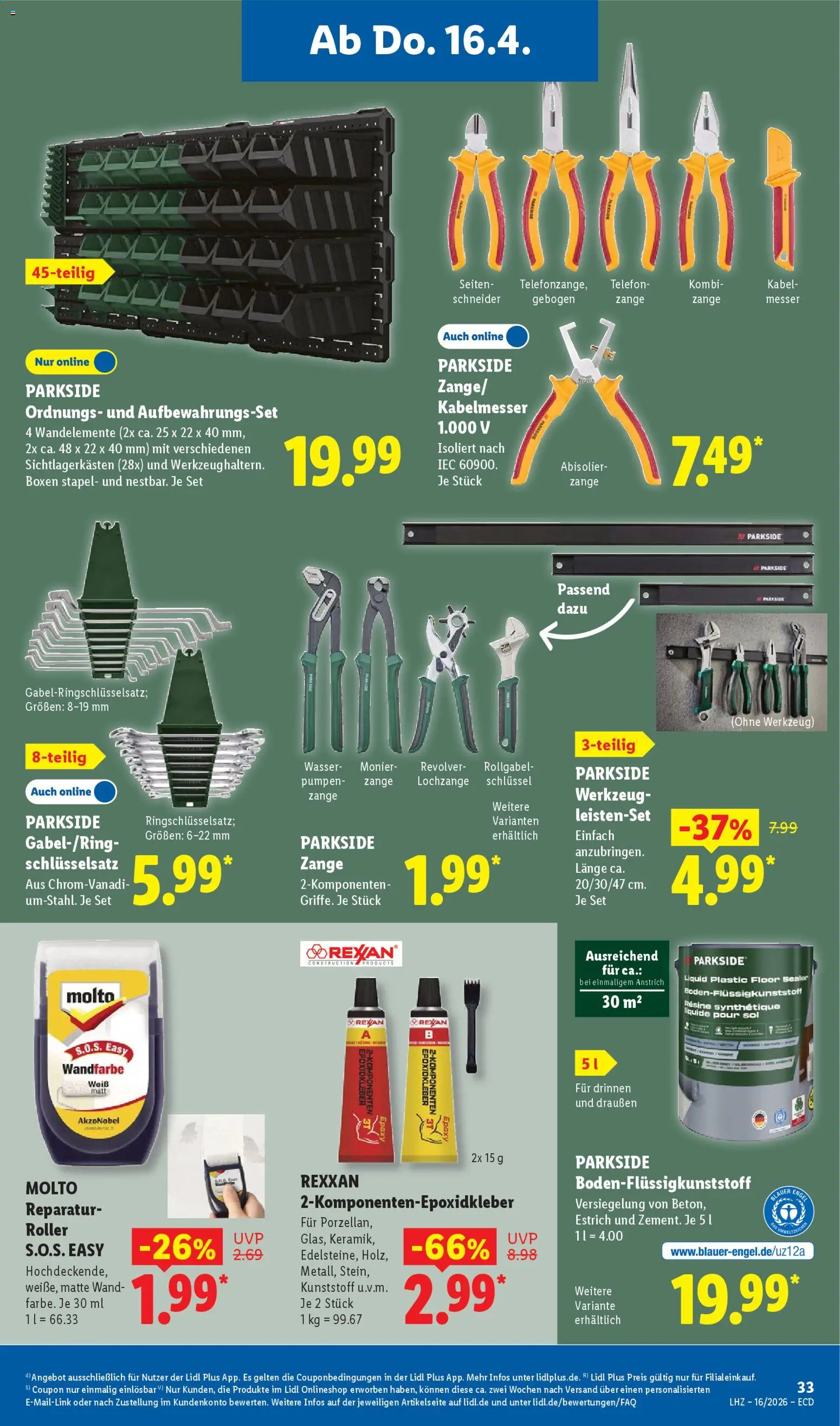 Lidl Prospekt – gültig ab 13.04.2026 | Seite: 51 | Produkte: Kabel, Wandfarbe, Wasser, Telefon