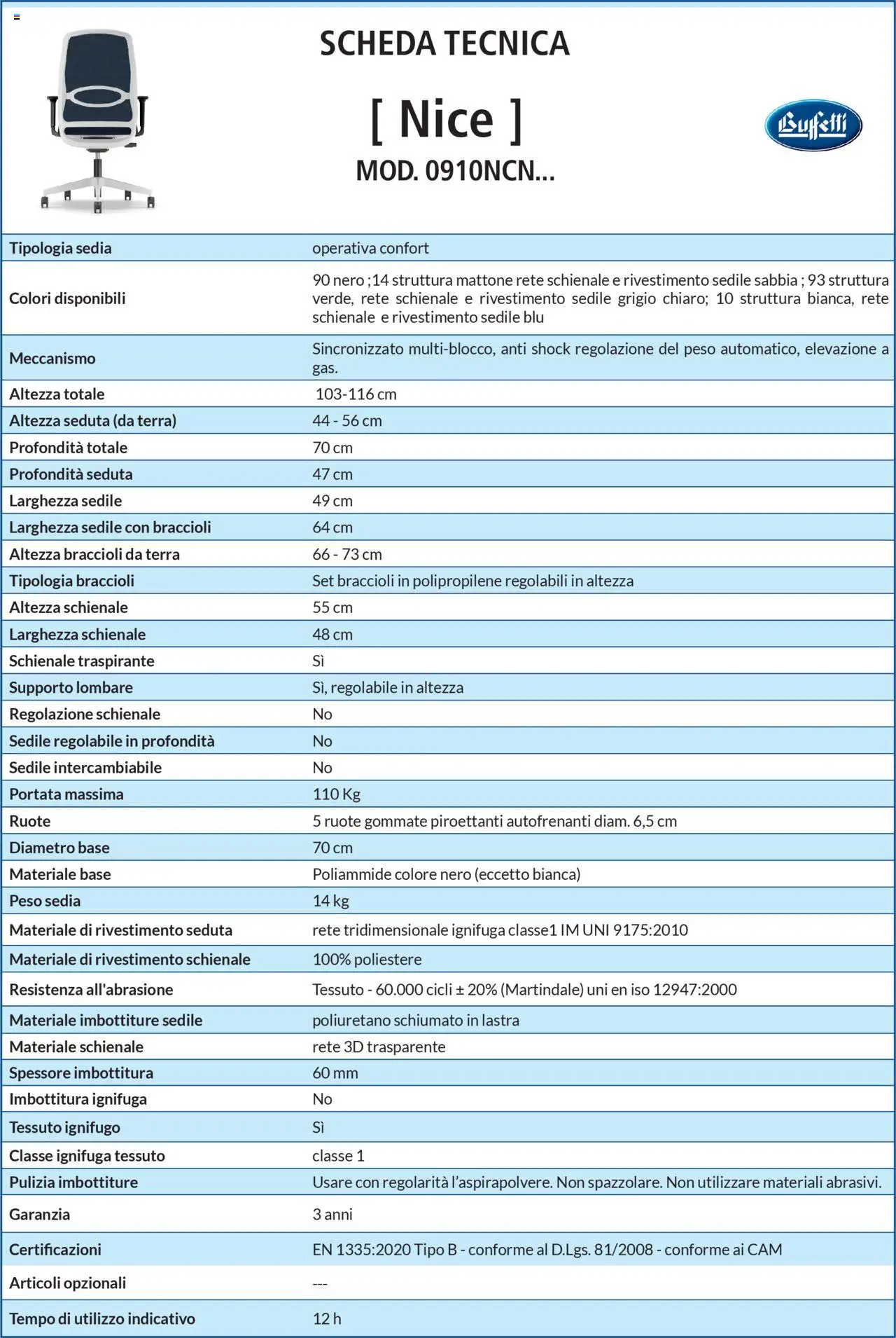 Volantino Buffetti del 28.06.2025 | Pagina: 66 | Prodotti: Braccioli, Sedia, Terra