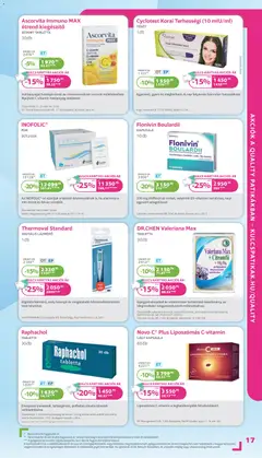 Kulcs Patika Akciós újság - amely érvényes a következő dátumtól: 01.02.2026 | Oldal: 17 | Termékek: Retek, Lázmérő, Terhességi teszt