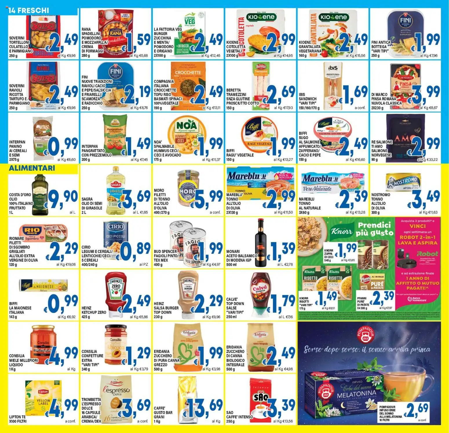 Volantino DEM del 18.11.2025 | Pagina: 14 | Prodotti: Tè, Ketchup, Tonno, Robot