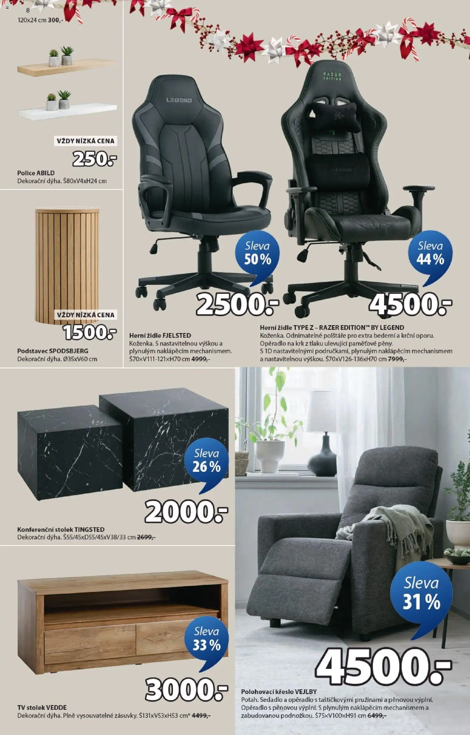 JYSK leták - Vánoční nabídka od 01.12.2025 | Strana: 8