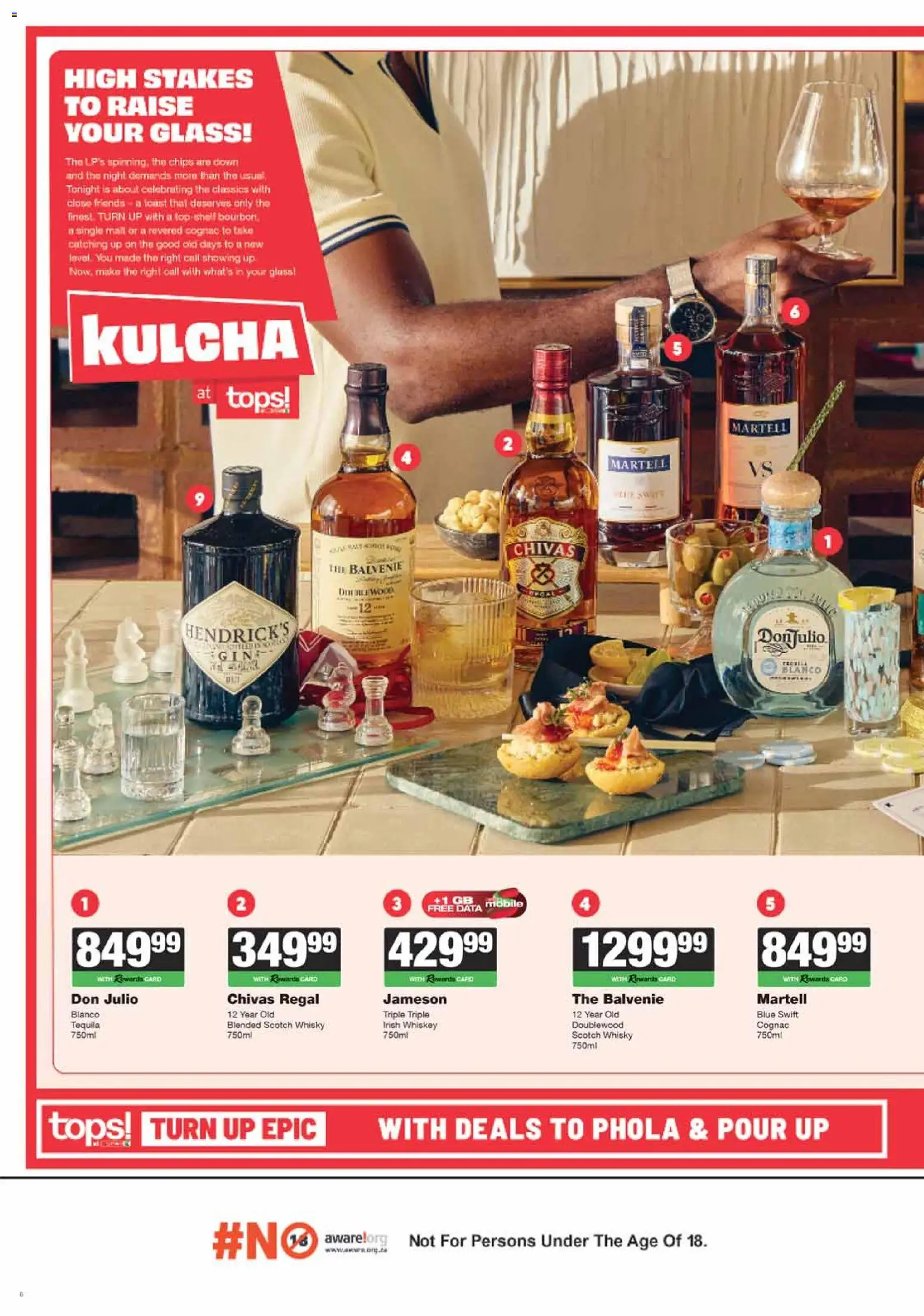 New Tops at Spar catalogue – valid from 24.11.2025 | Page: 6 | Products: Data, Chips, Whiskey, Ensalada de quino