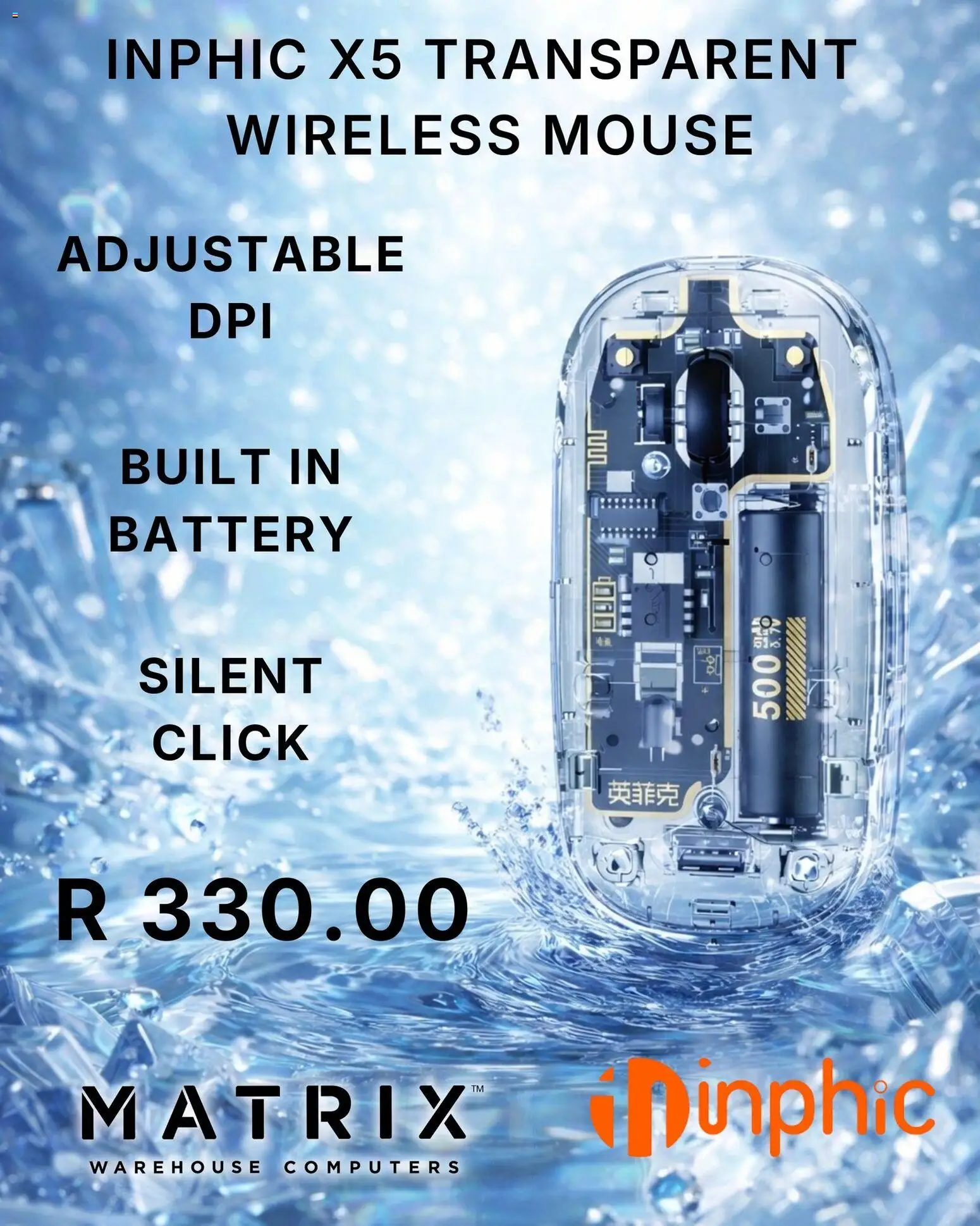 New Matrix Warehouse catalogue – valid from 16.01.2026 | Page: 1 | Products: Mouse, Battery