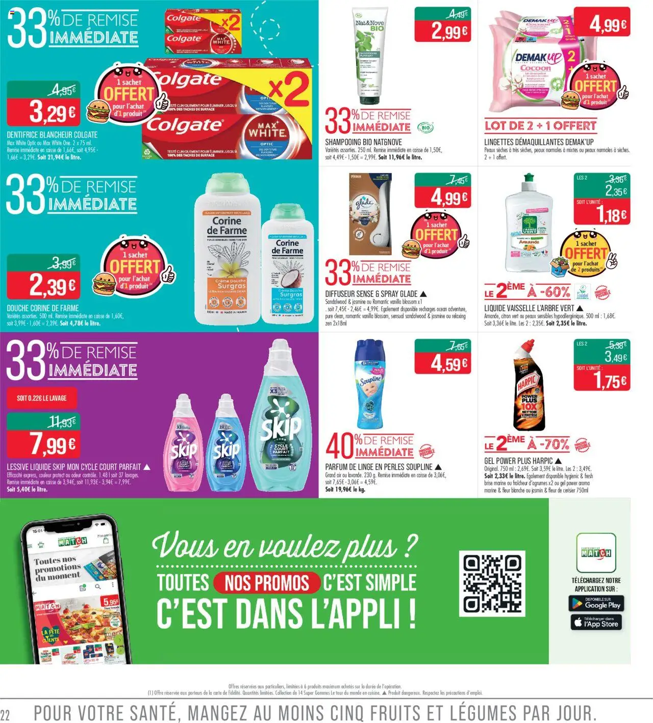  | Page: 20 | Produits: Four, Shampooing, Soupline, Douche