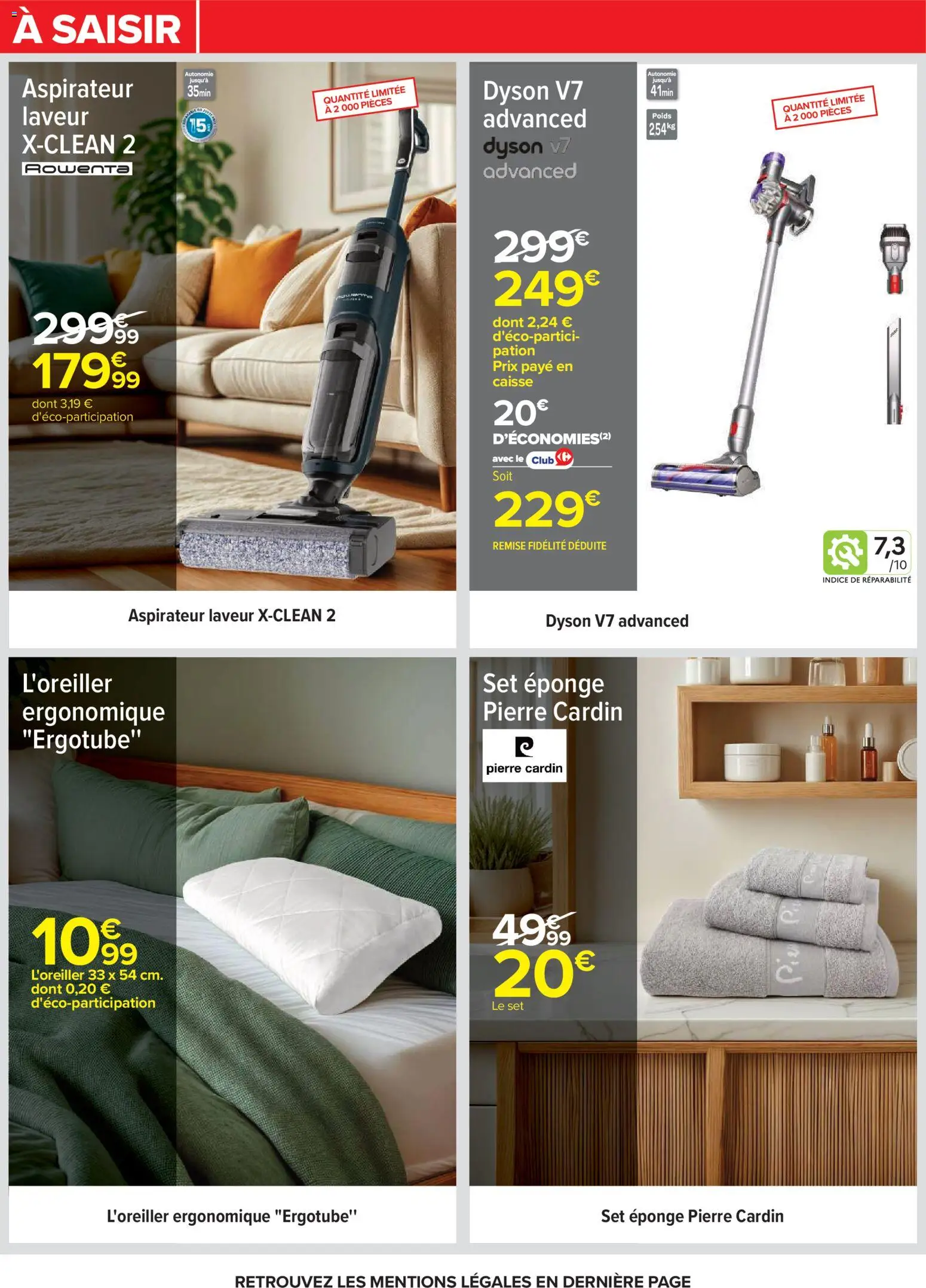 {H1} | Page: 74 | Produits: Poids, Aspirateur, Eponge