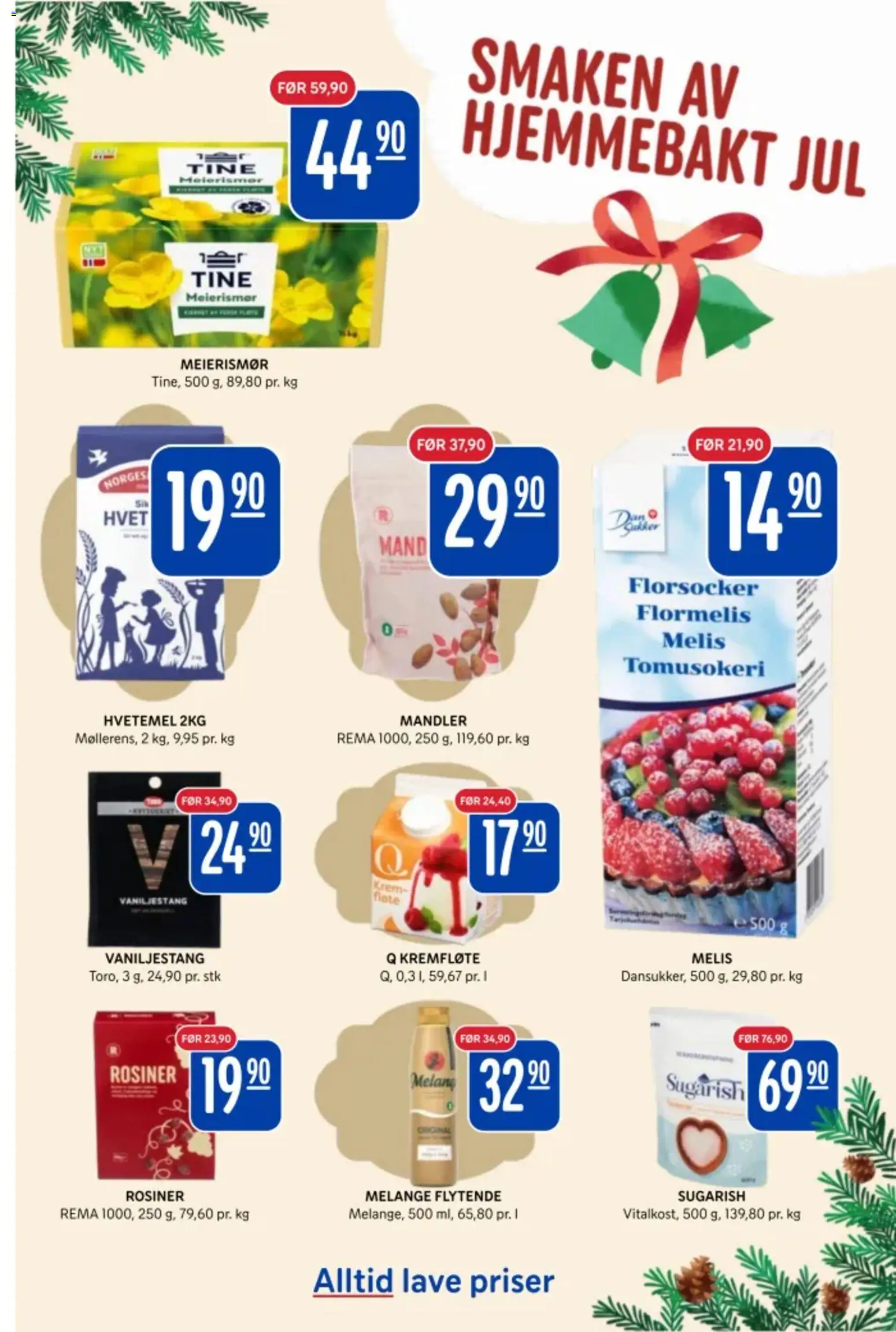 {H1} | Side: 30 | Produkter: Prelungitor, Krem, Rosiner, Kremfløte