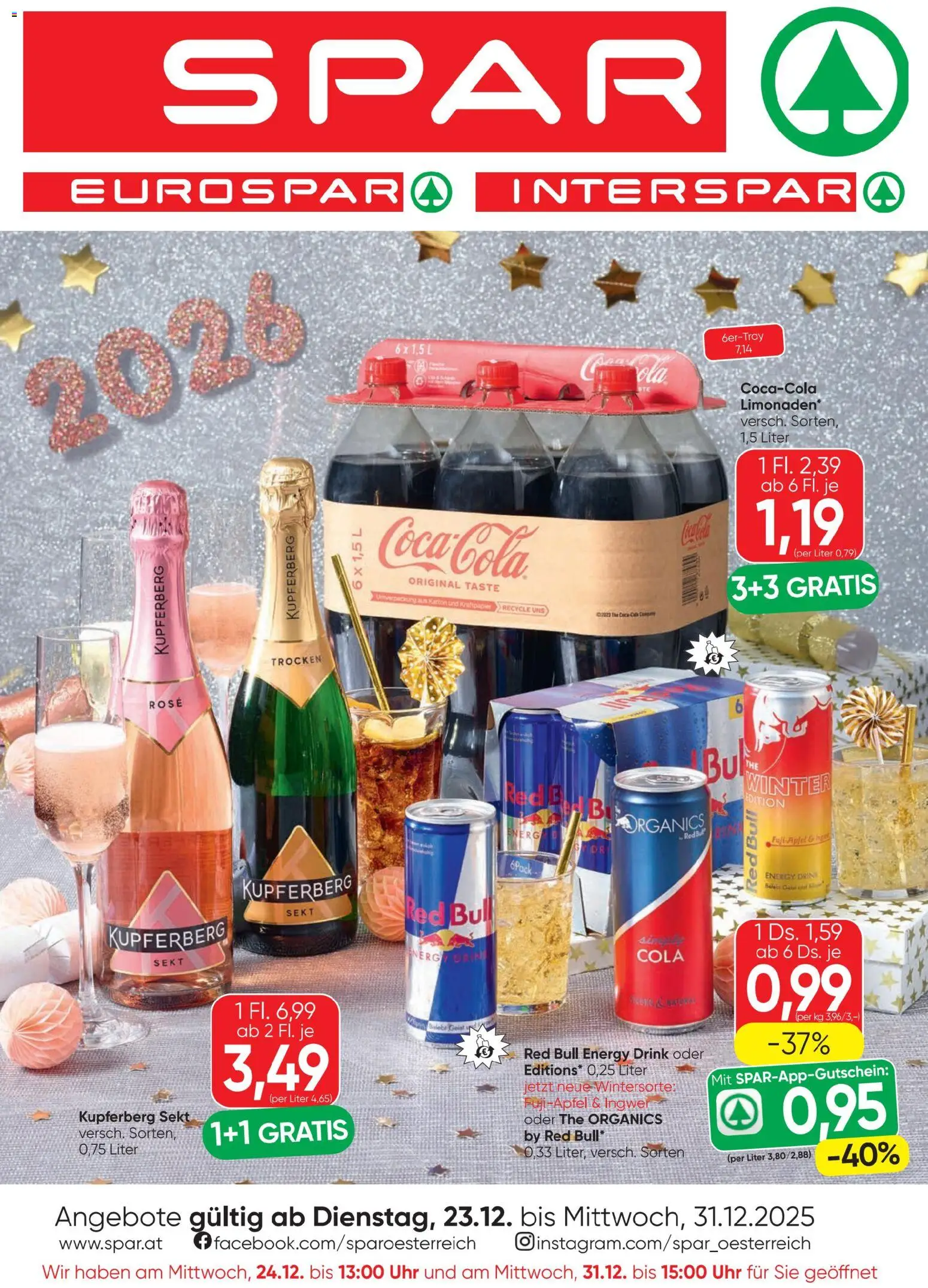 Spar Flugblatt gültig ab 23.12.2025 | Seite: 1 | Produkte: Uhr