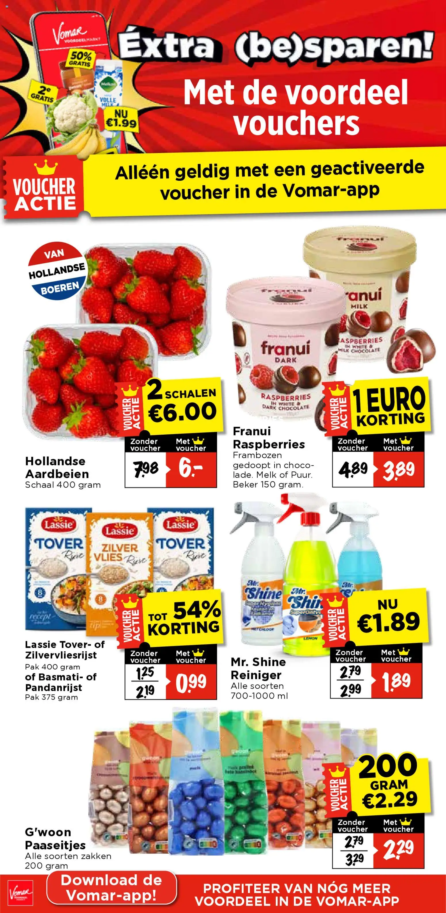 {H1} | Pagina: 13 | Producten: Melk, Beker, Aardbeien, Schaal