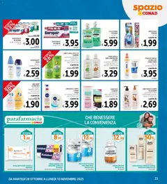 Anteprima del volantino Volantino Spazio Conad	 valido a partire dal 28.10.2025 | Pagina: 23 | Prodotti: Jordan, Crema, Dentifricio, Collutorio