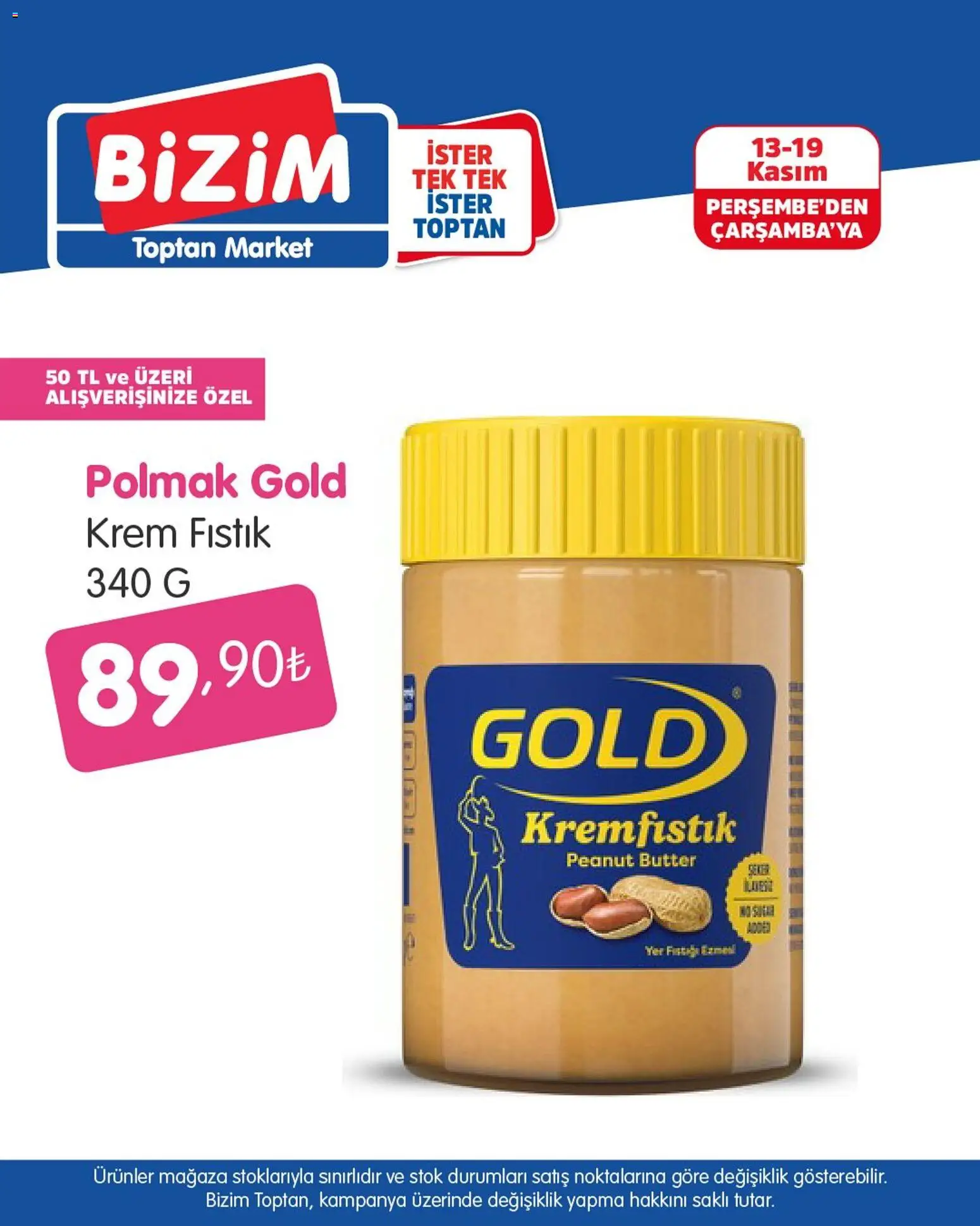 Bizim Toptan Katalog - 13.11.2025 tarihinden itibaren geçerlidir | Sayfa: 2 | Ürünler: Fıstık, Krem