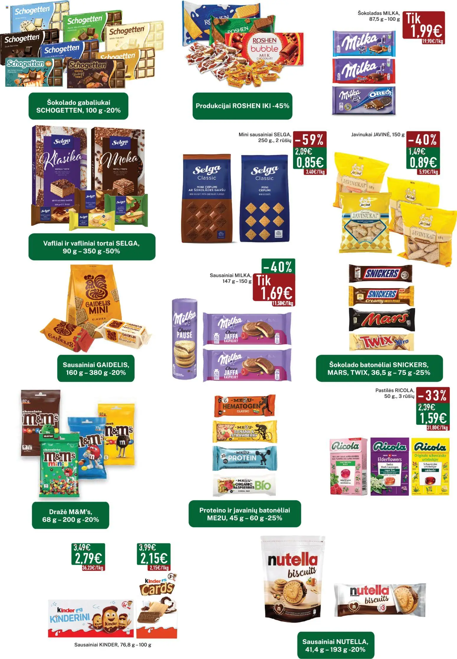 Elimart - TAU akcijos nuo 07.04.2026 | Puslapis: 10 | Prekių: Sausainiai, Šokoladas, Vafliai