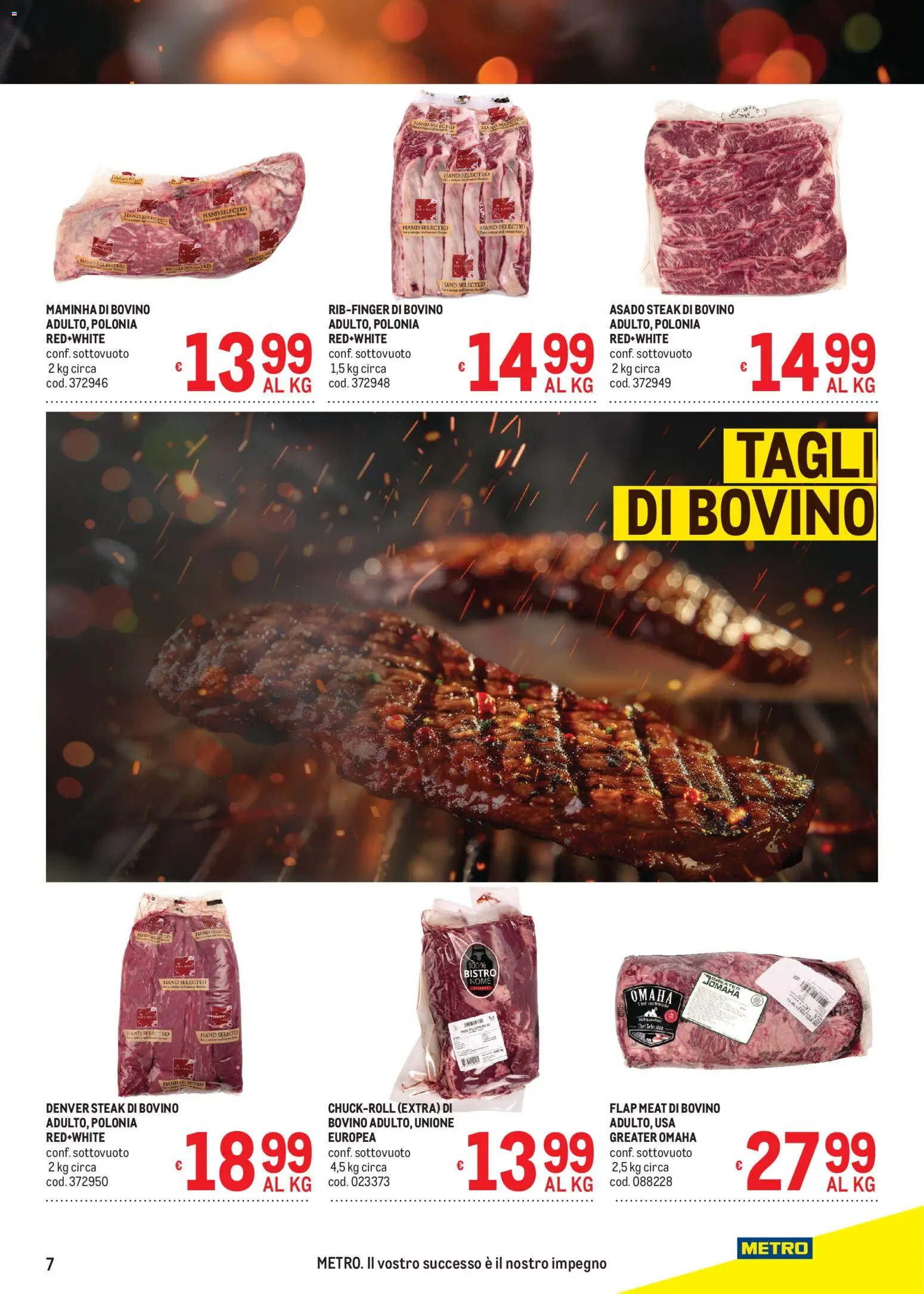 Volantino Metro del 02.04.2026 | Pagina: 7 | Prodotti: Bovino