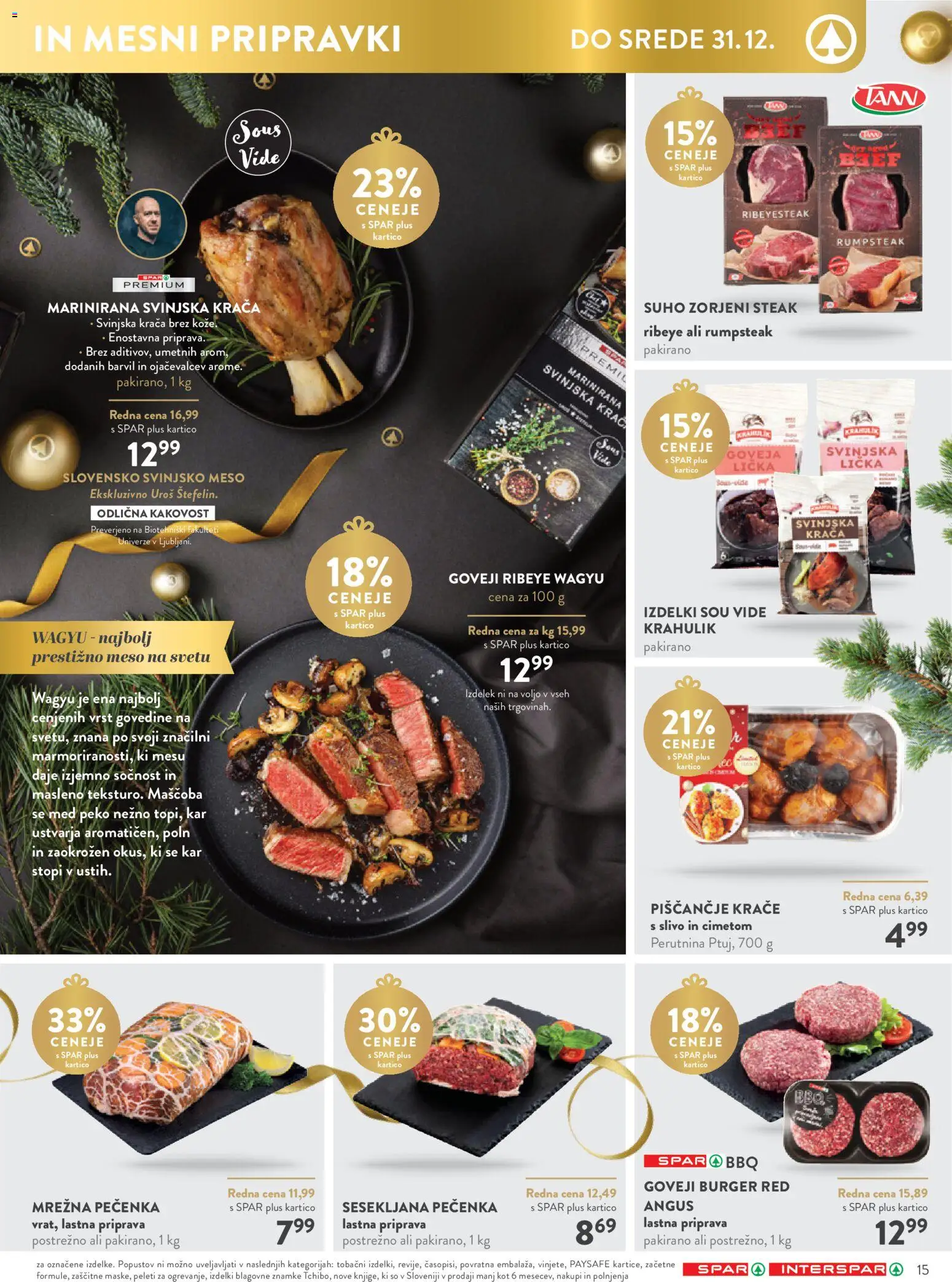 Novi Spar katalog ponudbe – veljaven od 03.12.2025 | Stran: 15