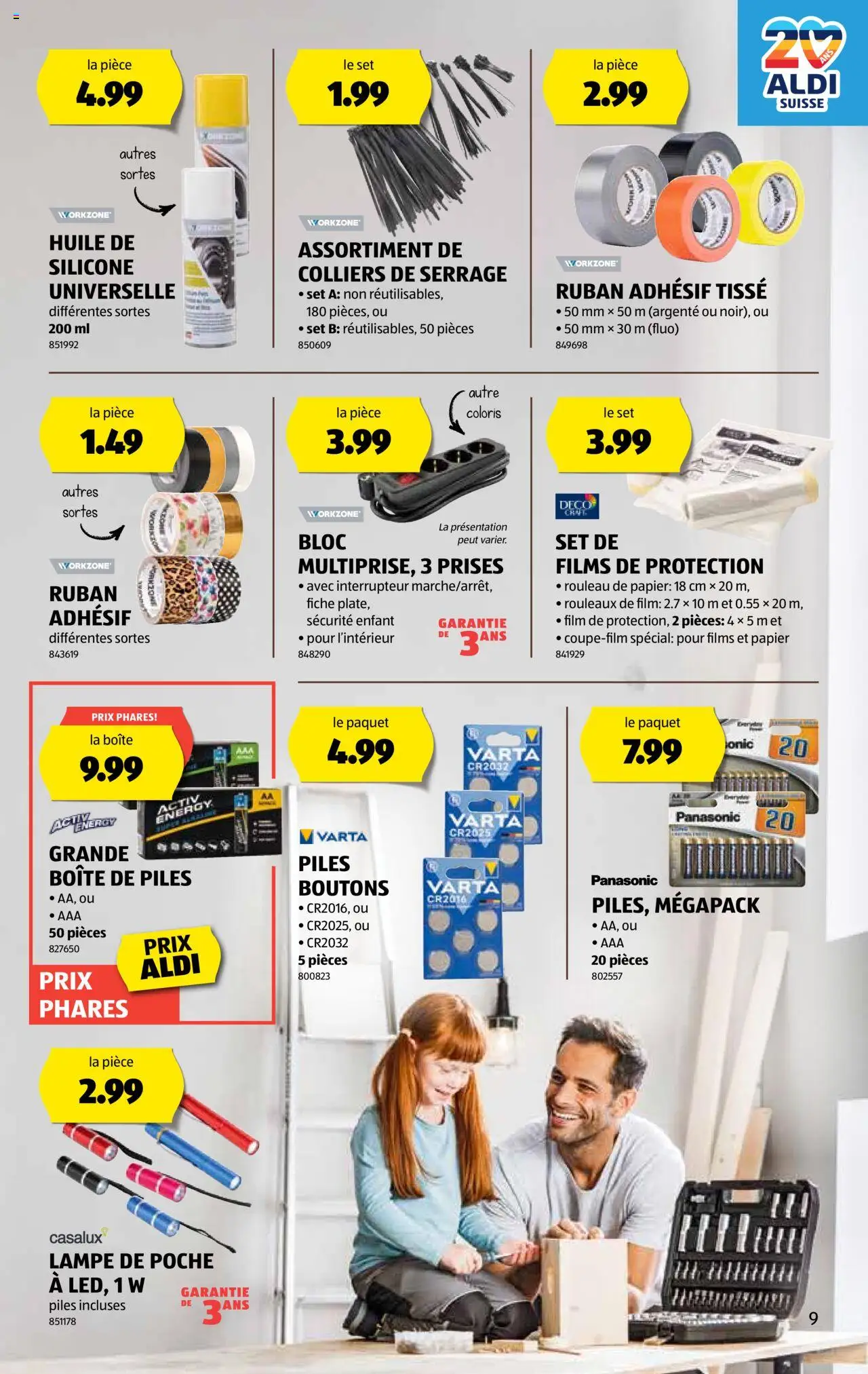 Aldi Aktionen FR – gültig ab 11.09.2025 | Seite: 10 | Produkte: Lampe, Panasonic