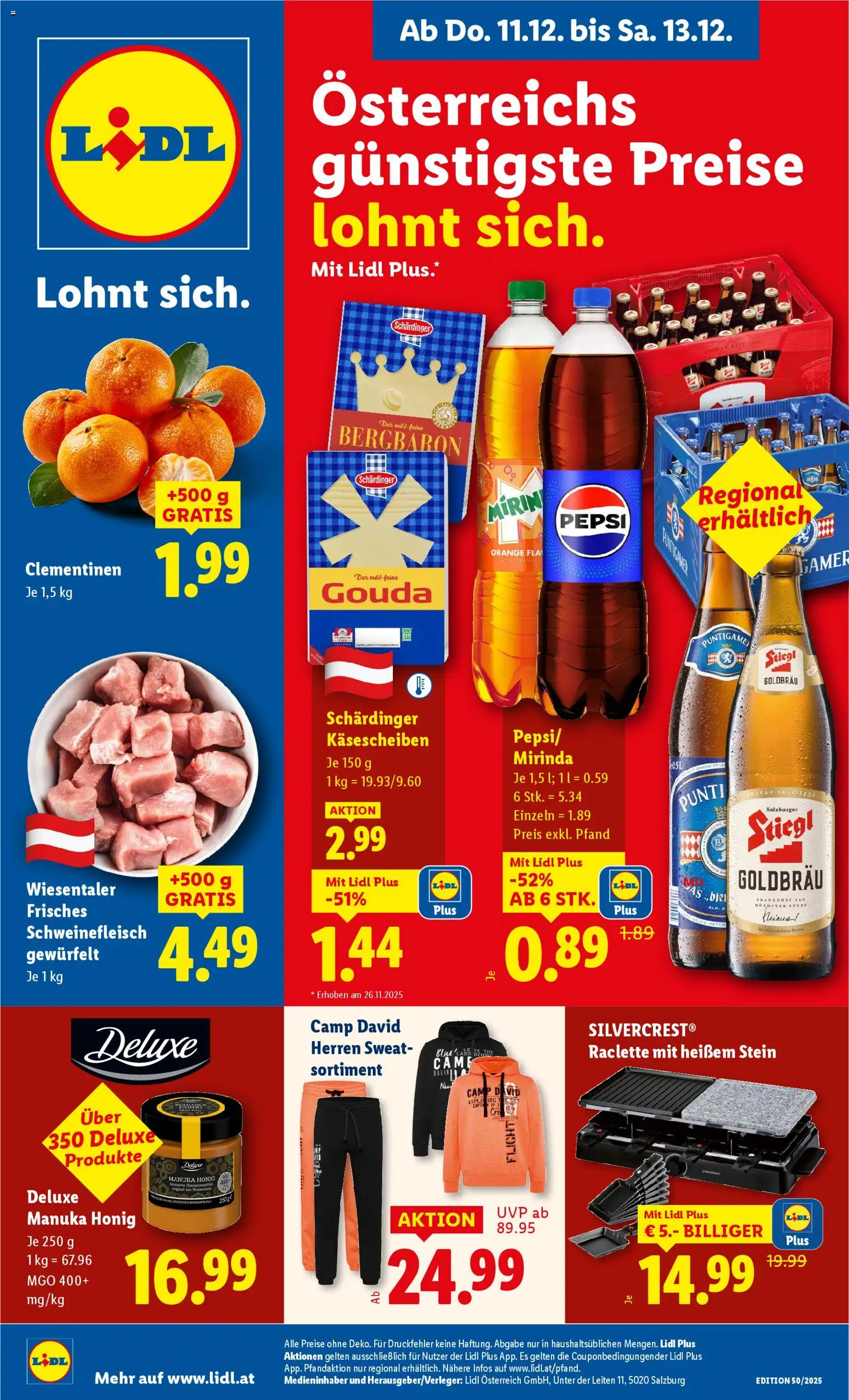 Lidl Flugblatt gültig ab 11.12.2025 | Seite: 1