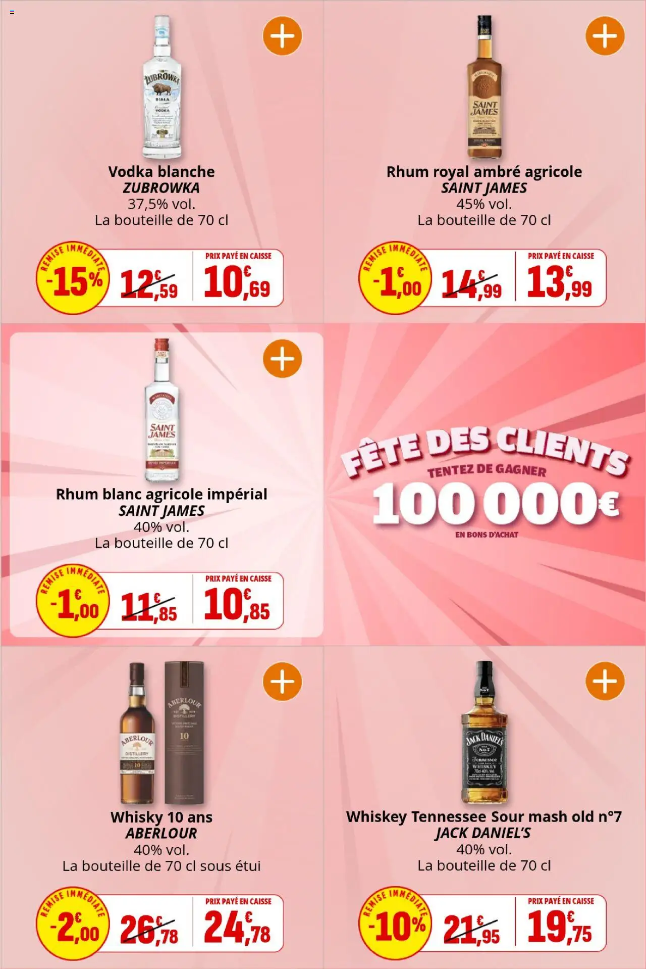 {H1} | Page: 35 | Produits: Vodka, Whisky, Étui, Rhum