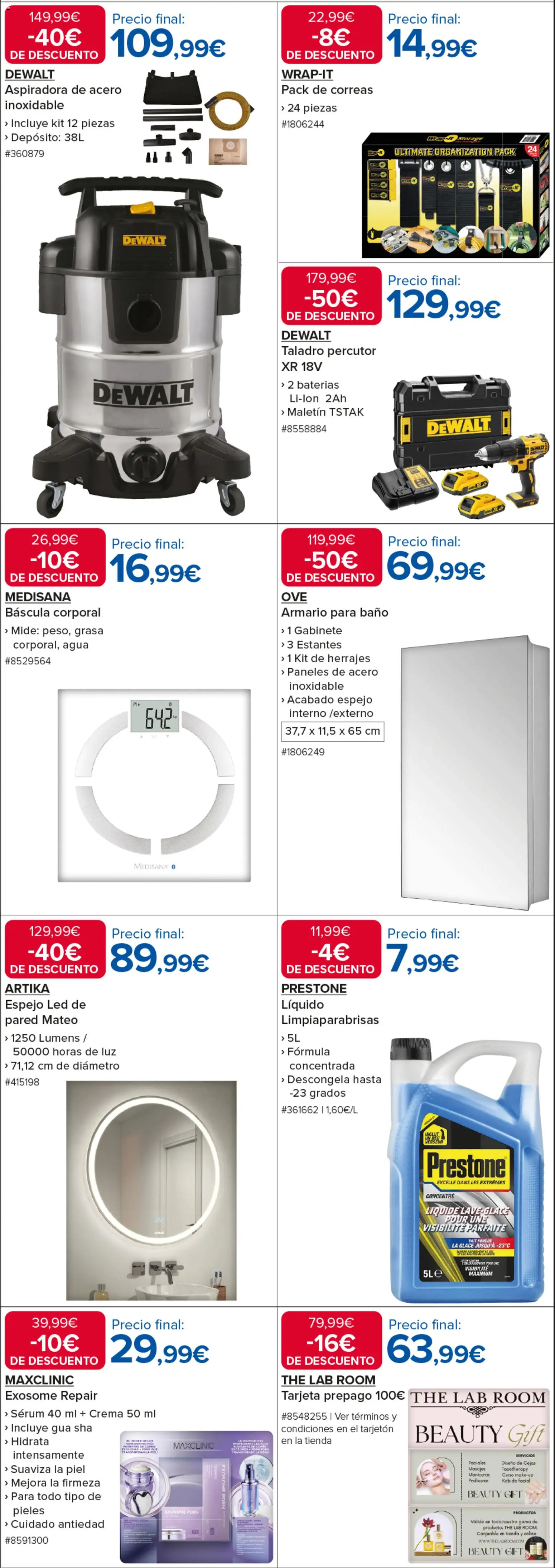 Costco Black Friday │ válido desde el 28.11.2025 | Página: 8 | Productos: Κρεμάστρα, Sérum, Crema, Espejo