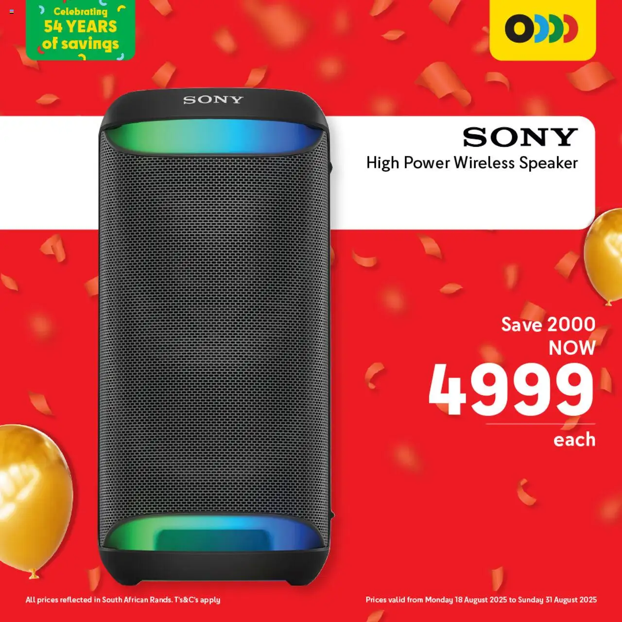 Makro Birthday Deals Gaming │ valid from 18.08.2025 | Page: 8 | Products: Speaker