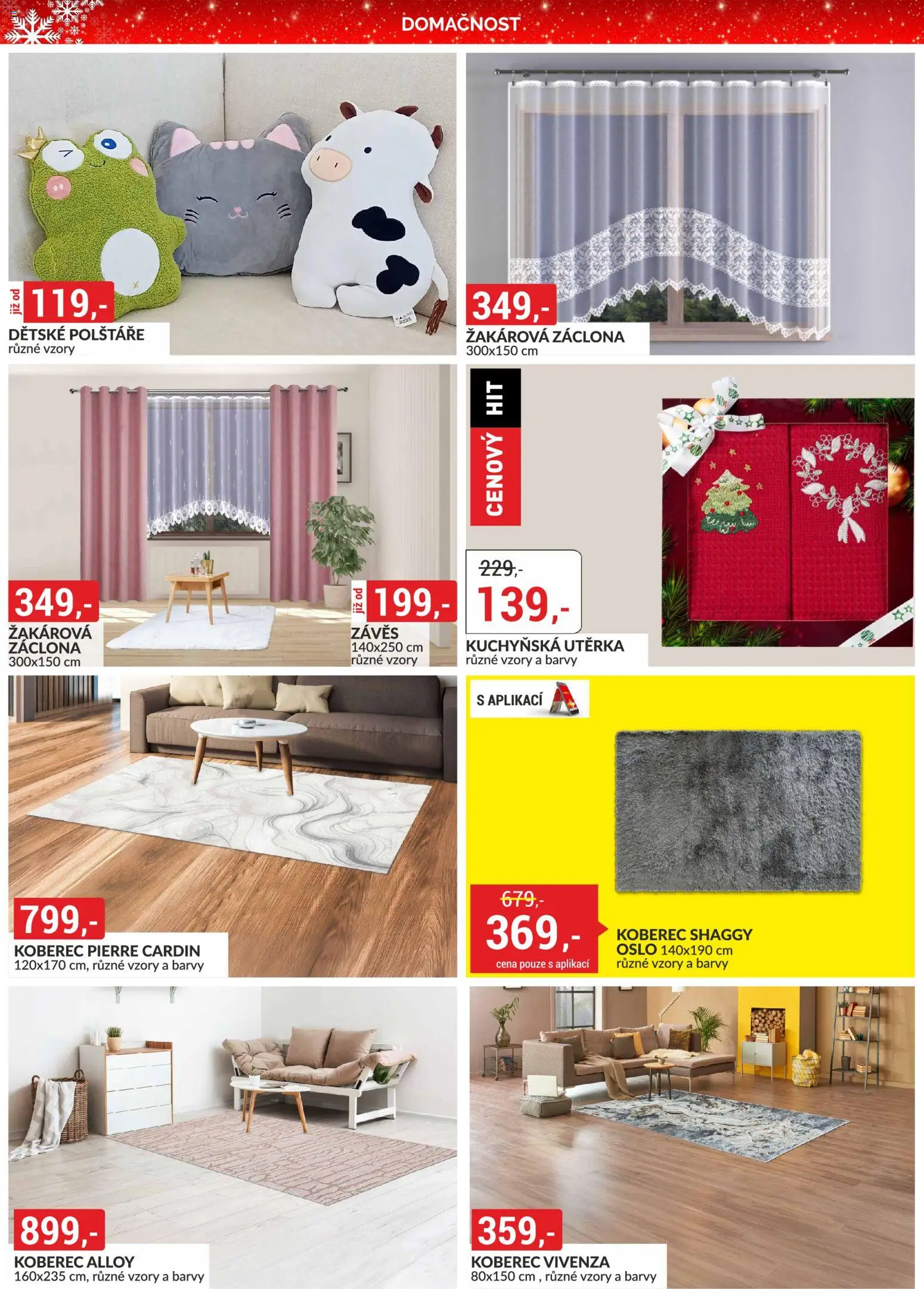 BAUMAX leták - Cheb, Otvice, Plzeň od 01.12.2025 | Strana: 8 | Produkty: Závěs, Koberec, Barvy, Utěrka