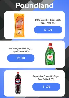 Preview of Poundland - Offers valid from 14.04.2026 | Page: 5 | Products: Csirkebőr, Papier carton