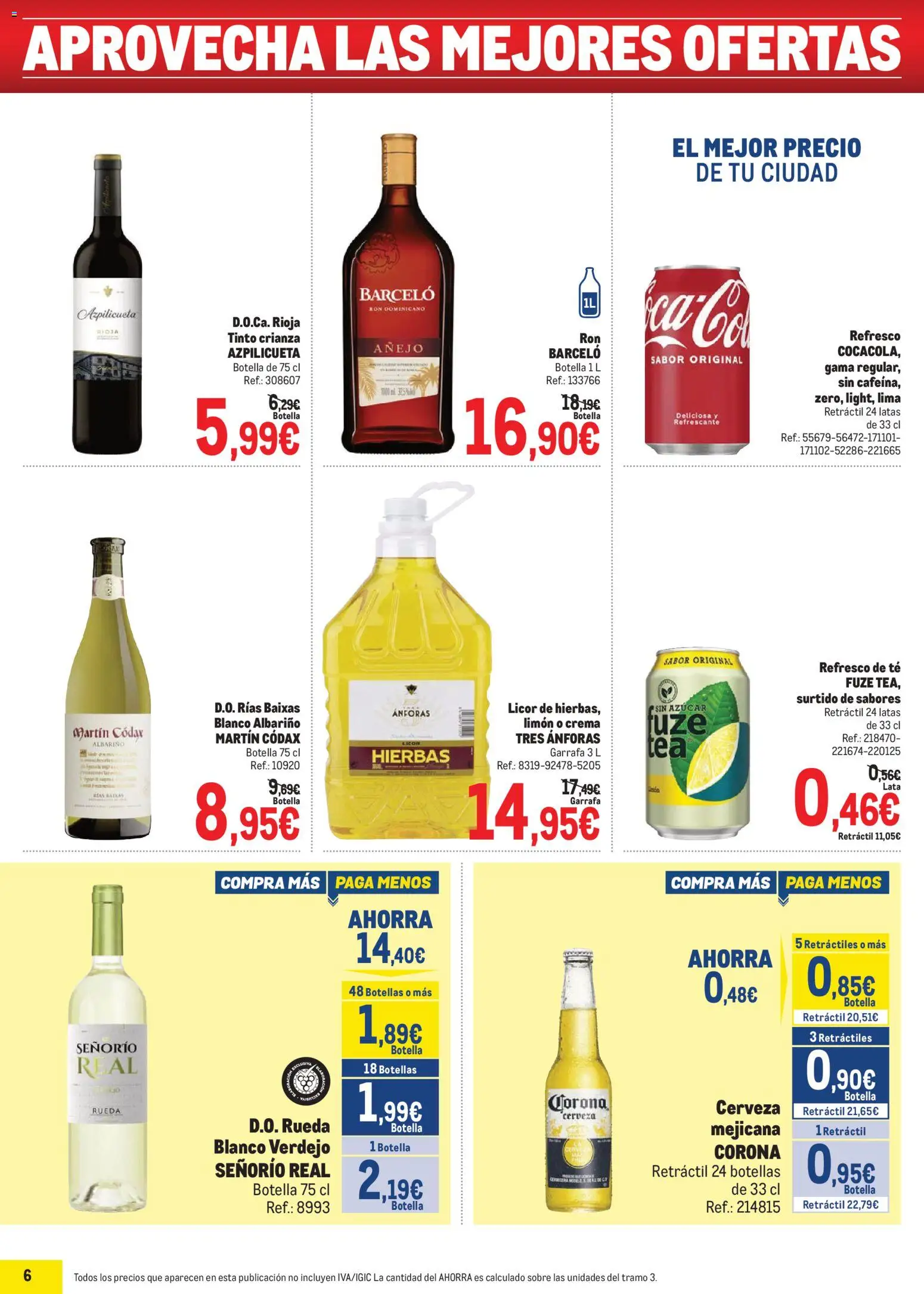 Makro Precios Norte II │ válido desde el 20.04.2026 | Página: 6 | Productos: Lima, Licor, Crema, Té
