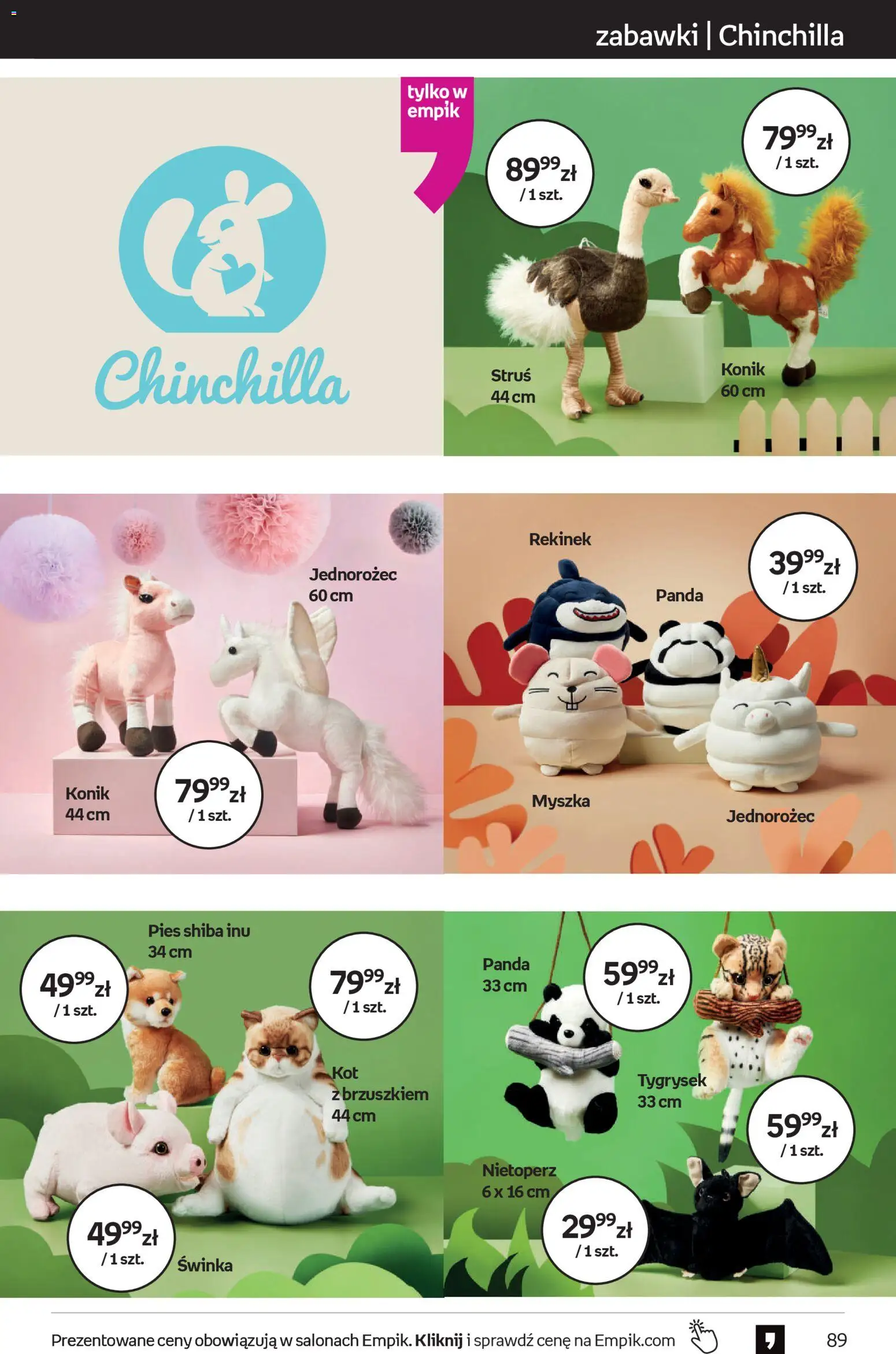 Empik promocje - Tom kultury Zabawki od 29.10.2025 | Strona: 11 | Produkty: Myszka, Jednorożec