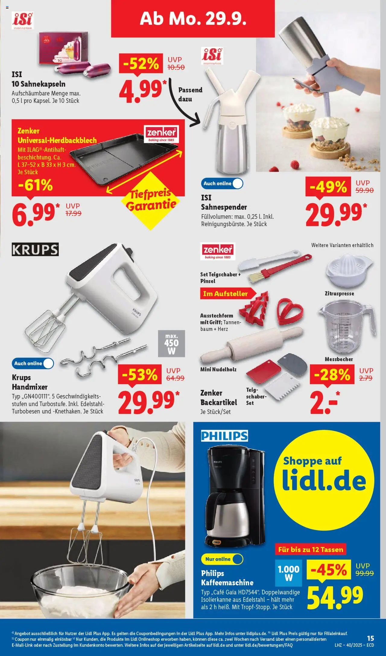 Lidl Prospekt 	 – gültig ab 29.09.2025 | Seite: 25 | Produkte: Philips, Krups, Pinsel, Handmixer