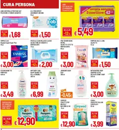 Volantino Famila del 08.09.2025 | Pagina: 18 | Prodotti: Shampoo, Pannolini, Olio, Pampers