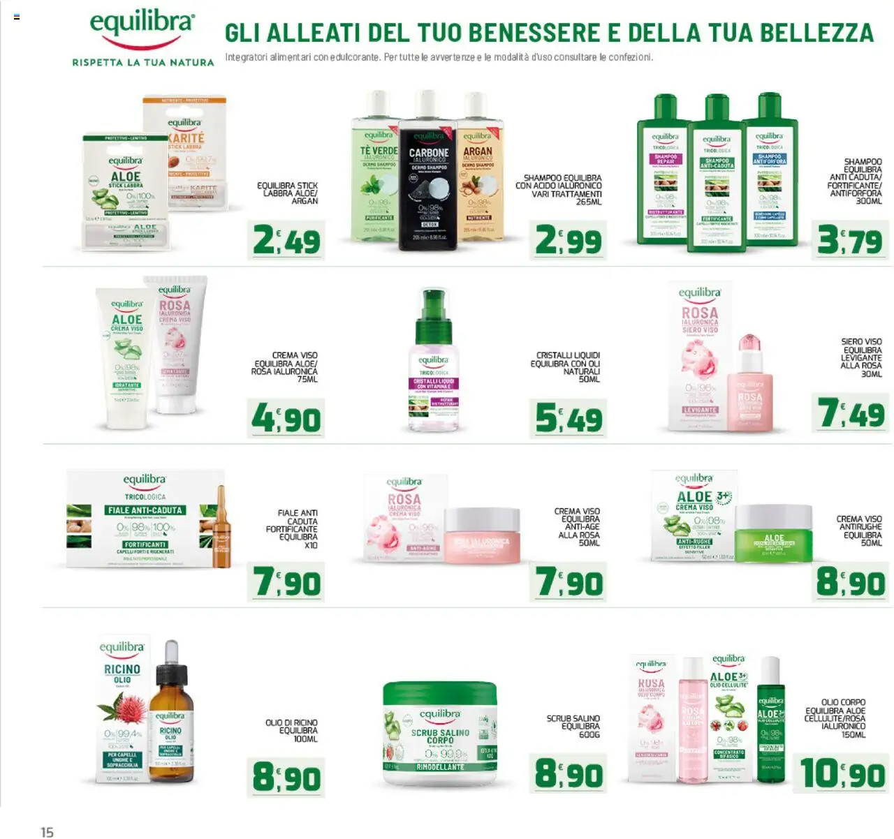Volantino Interspar del 04.06.2025 | Pagina: 15 | Prodotti: Crema, Tè, Olio, Body