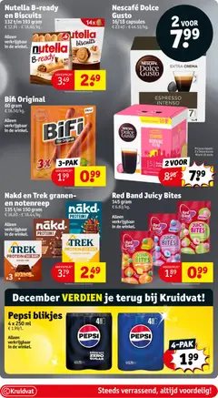 Kruidvat folder week 1 - Voorbeeld van een folder van Kruidvat, geldig van 30.12.2025 | Pagina: 25 | Producten: Pepsi, Aardbeien, Nescafe, Frambozen