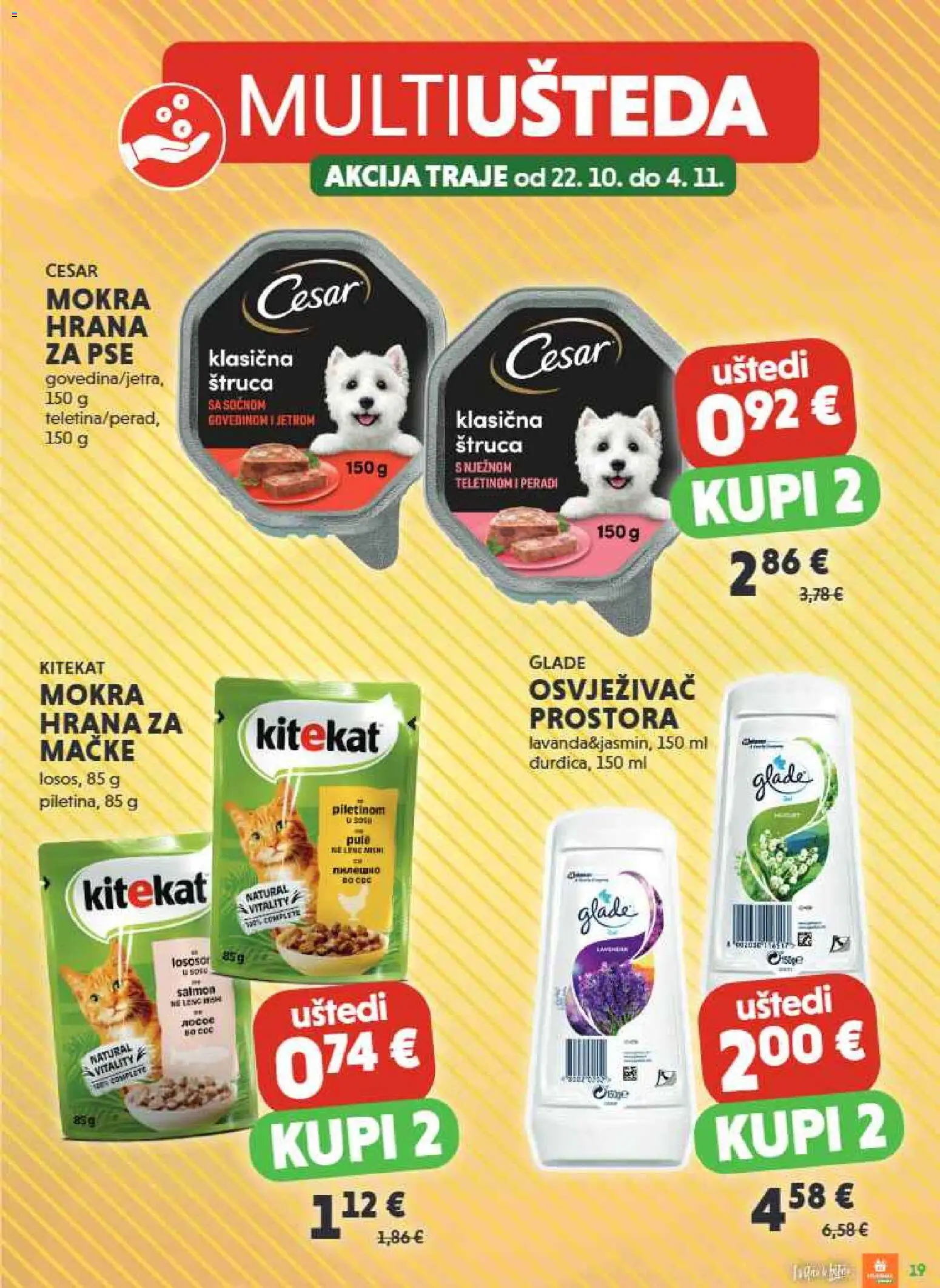 Studenac katalog | vrijedi od 22.10.2025 | Stranica: 19 | Proizvodi: Hrana za pse