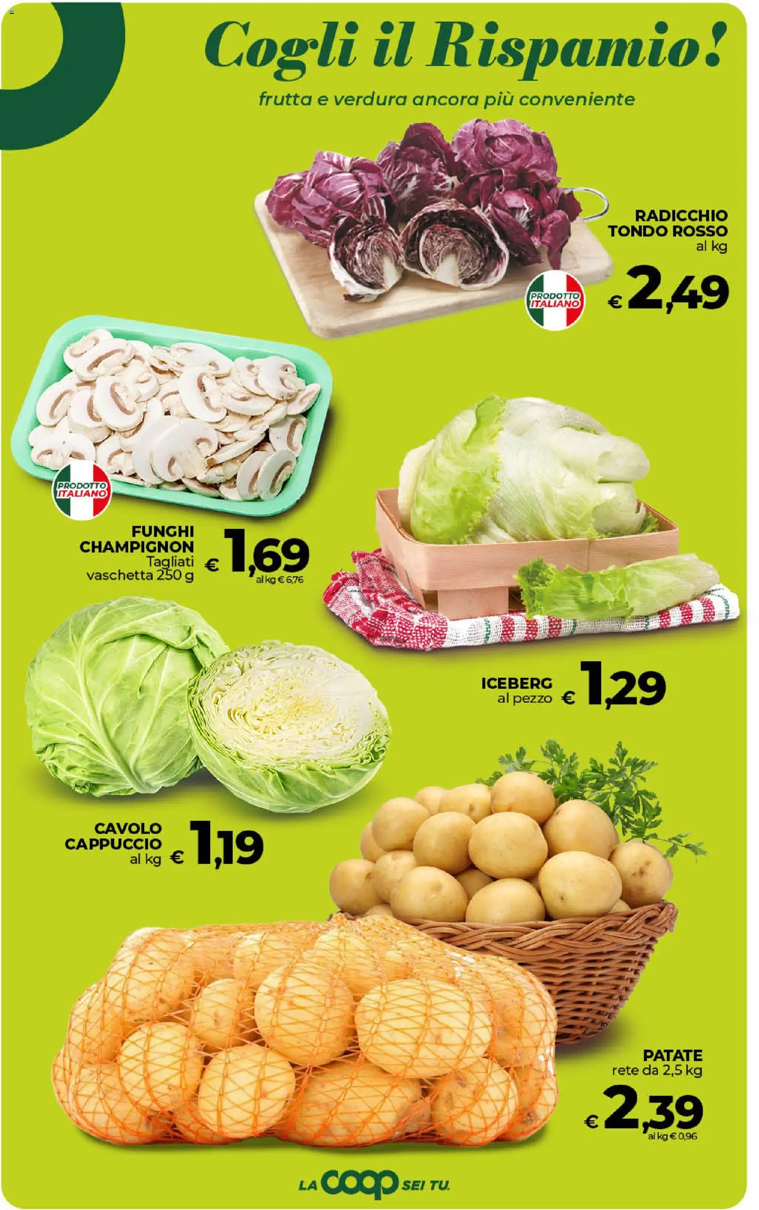 Volantino Ipercoop del 17.04.2026 | Pagina: 22 | Prodotti: Patate, Cavolo, Funghi, Cappuccio