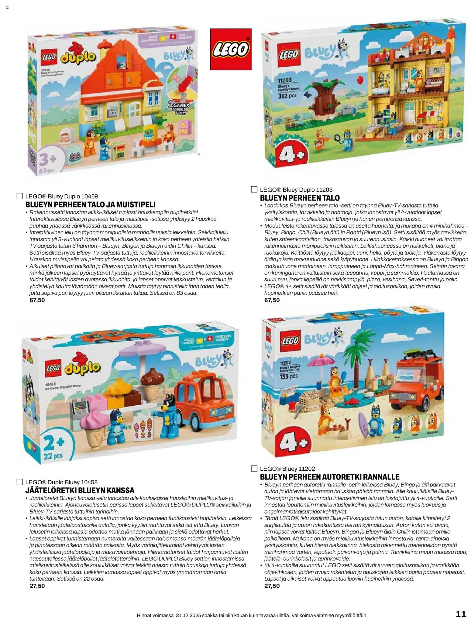 Minimani - Lelulehti 2025 – voimassa 12.11.2025 alkaen | Sivu: 11 | Tuotteet: Aurinkolasit, Pöytä, Chili, Voi