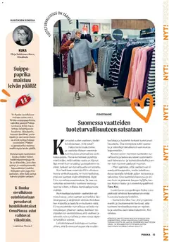 K-Citymarket-mainoslehti voimassa 25.03.2026 alkaen | Sivu: 13 | Tuotteet: Paprika, Vaatteet, Voi