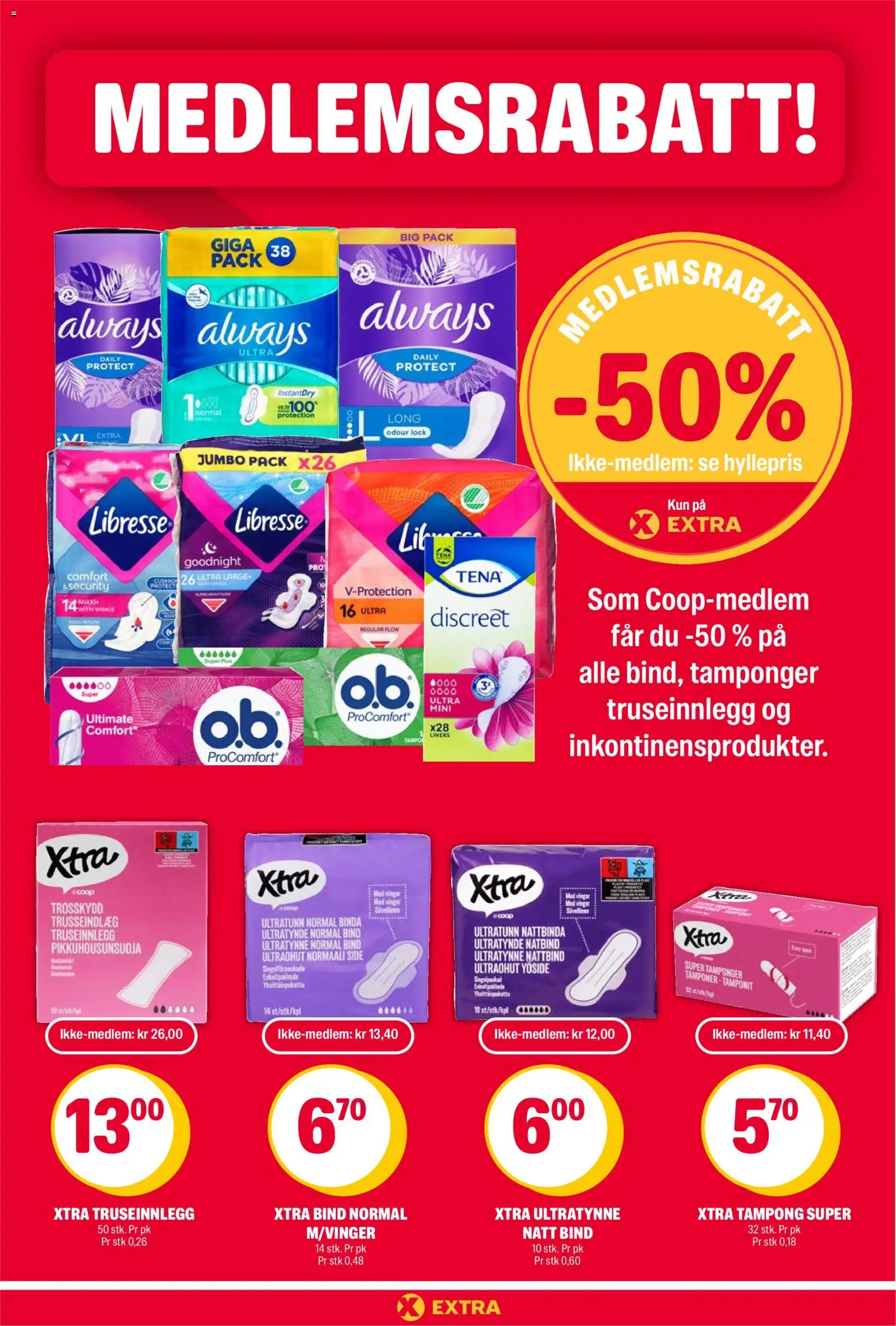 {H1} | Side: 27 | Produkter: Bind, Truseinnlegg, Pantalon en cuir