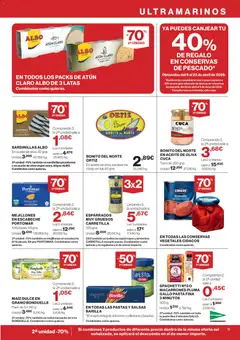 Vista previa El Corte Inglés ofertas válido desde el 23.04.2026 | Página: 15 | Productos: Νερό καρύδας, Pasta, Aceite de oliva, Atún claro