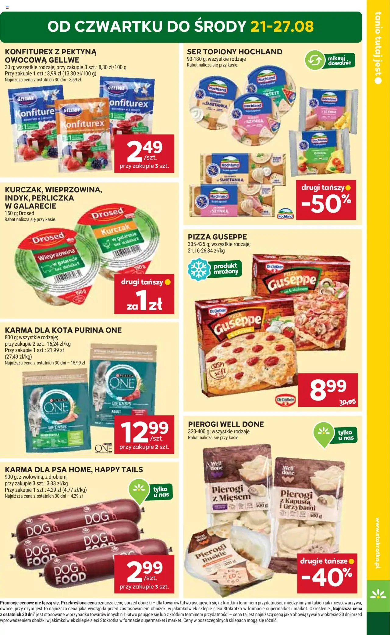 Stokrotka Gazetka od 21.08.2025 | Strona: 3 | Produkty: Kurczak, Karma dla kota, Karma dla psa, Pizza
