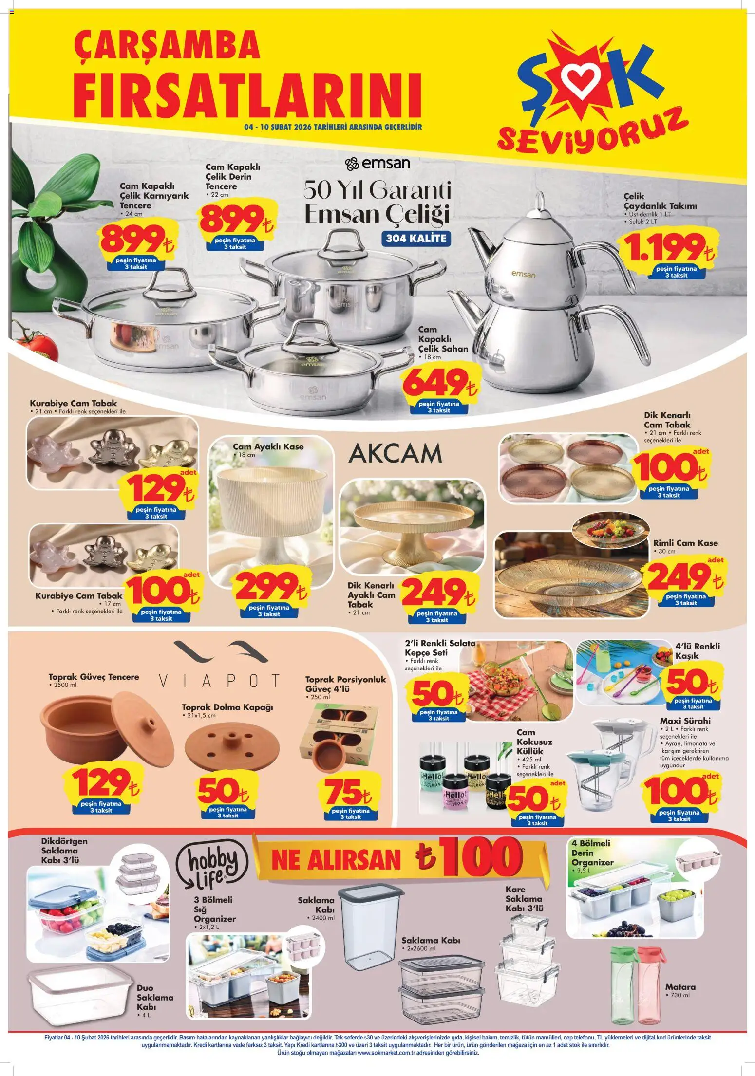 Şok Market Katalog - 04.02.2026 tarihinden itibaren geçerlidir | Sayfa: 10 | Ürünler: Limonata, Kaşe, Bağlayıcı, Demlik