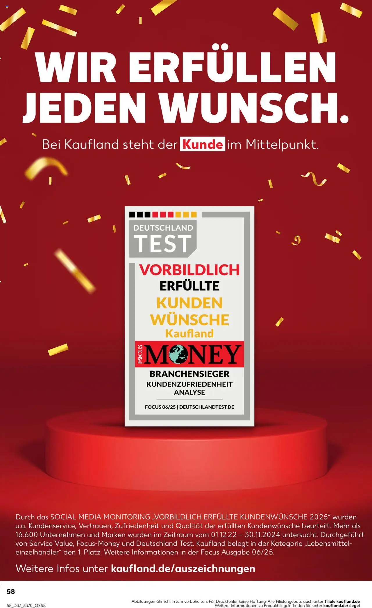 Kaufland prospekt Frankfurt (Oder)	 – gültig ab 11.09.2025 | Seite: 58