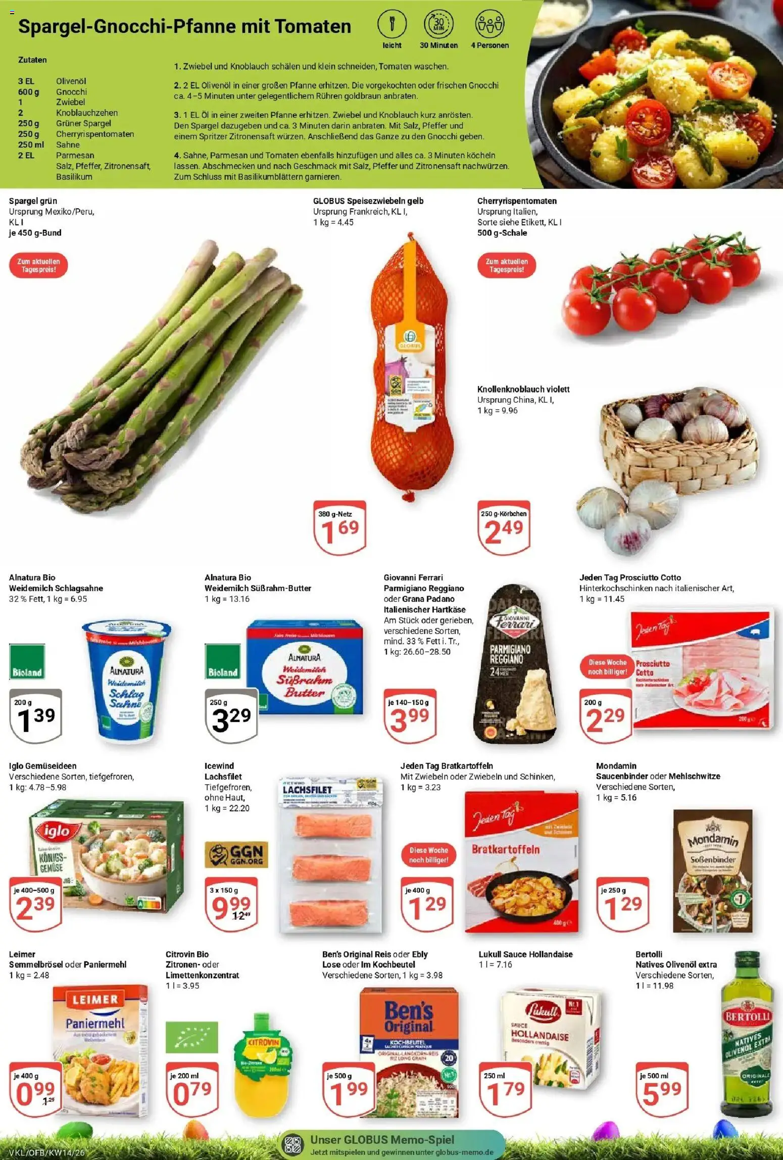 Globus prospekt Völklingen	 – gültig ab 30.03.2026 | Seite: 13 | Produkte: Schlagsahne, Tomaten, Reis, Sahne