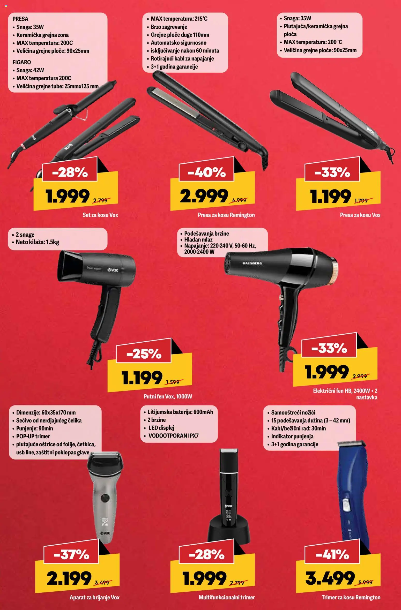 Mega Maxi katalog - važi od 05.03.2026 | Strana: 3 | Proizvode: Fen, Kabl, USB, Trimer