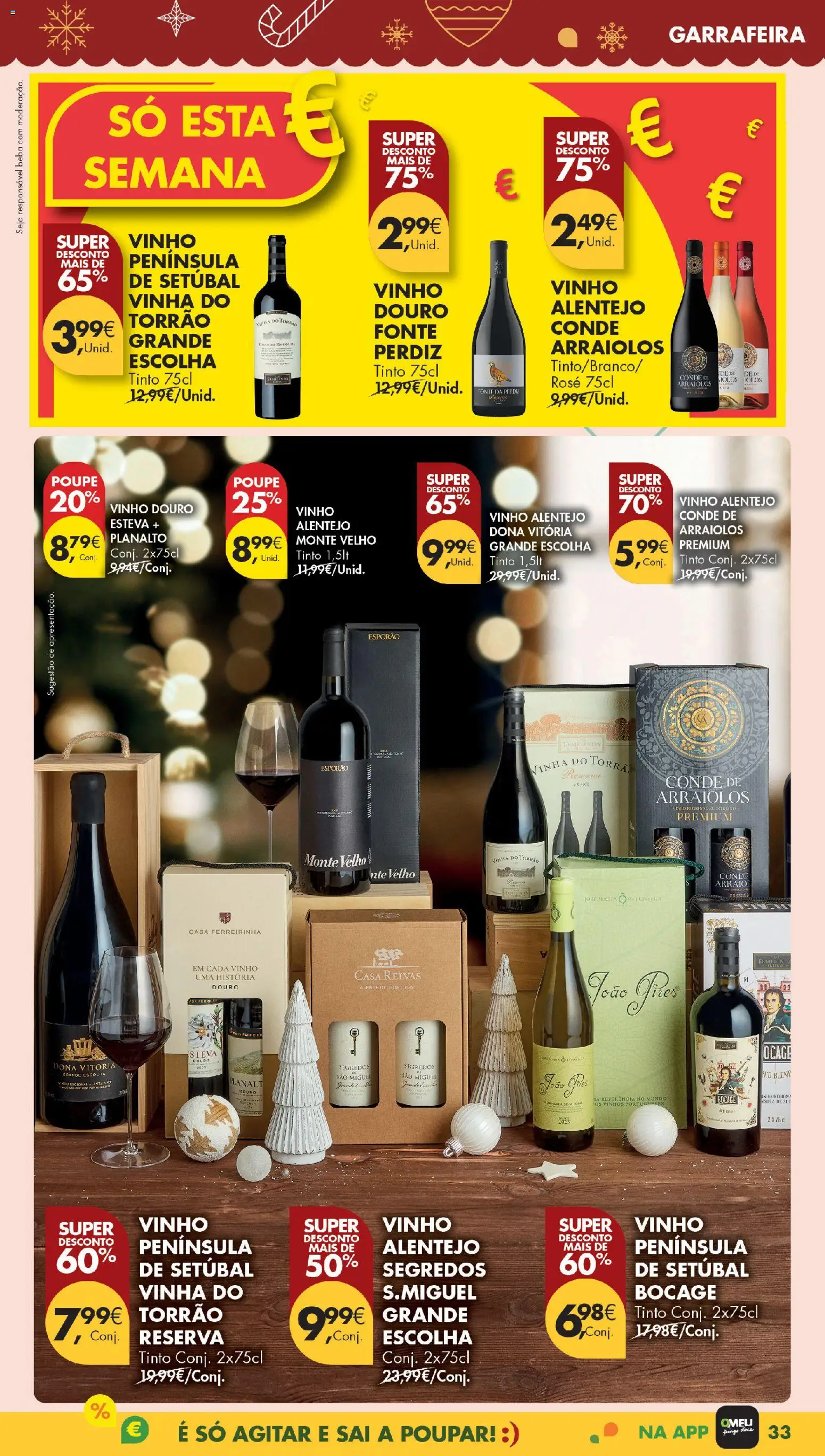 Pingo Doce Black Friday Madeira │ válido de 18.11.2025 | Página: 33 | Produtos: Vinho